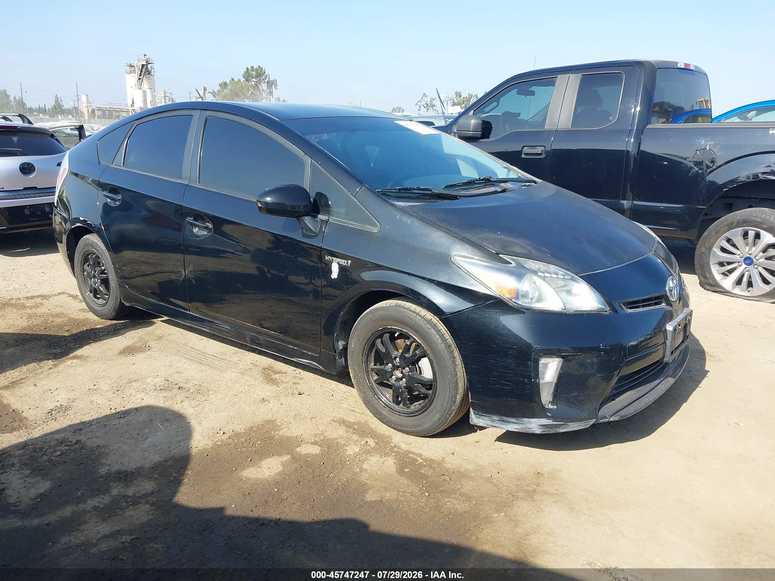 2015 Toyota Prius Four Black vin: JTDKN3DU4F1915980