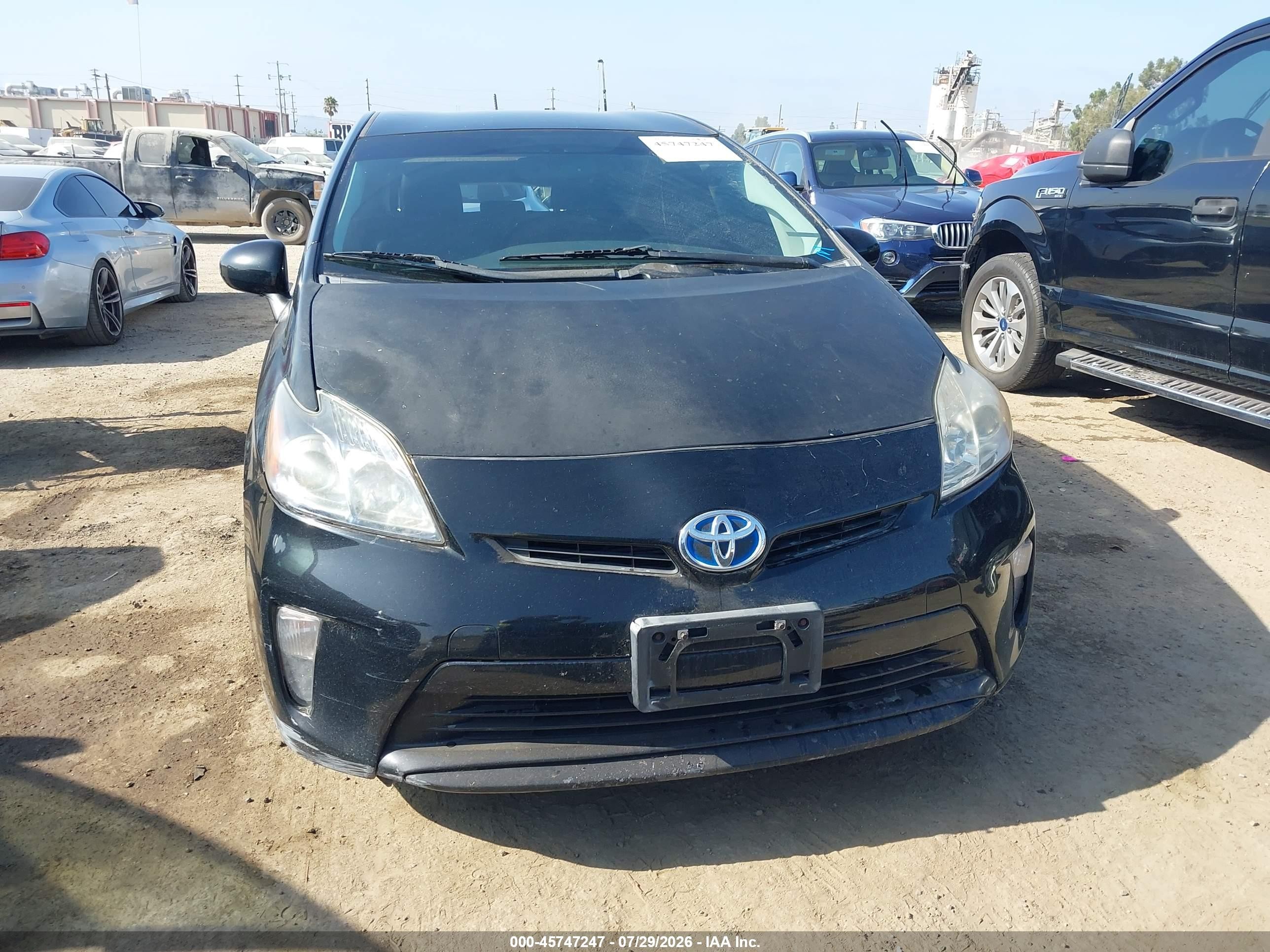 2015 Toyota Prius Four Black vin: JTDKN3DU4F1915980