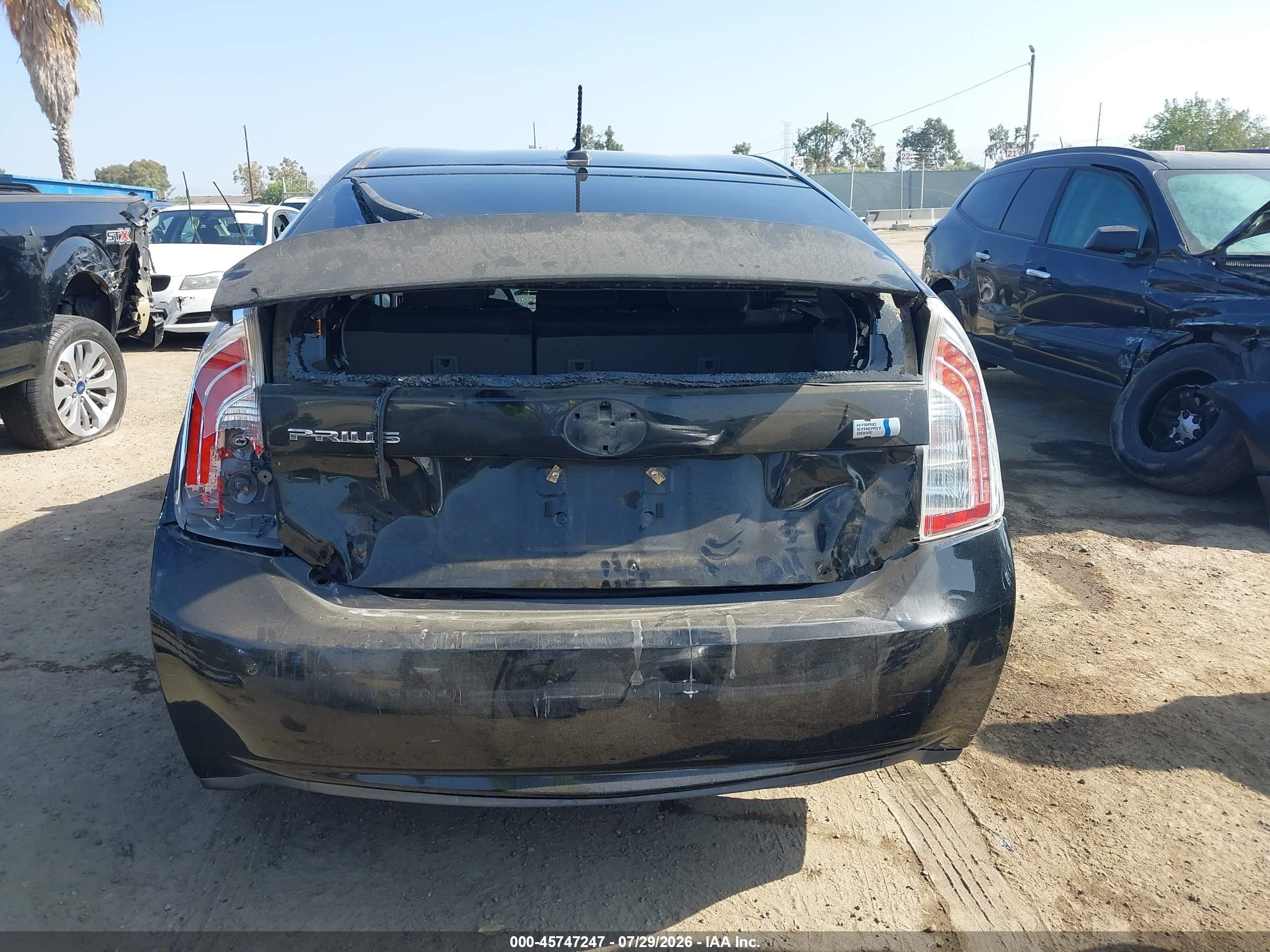 2015 Toyota Prius Four Black vin: JTDKN3DU4F1915980