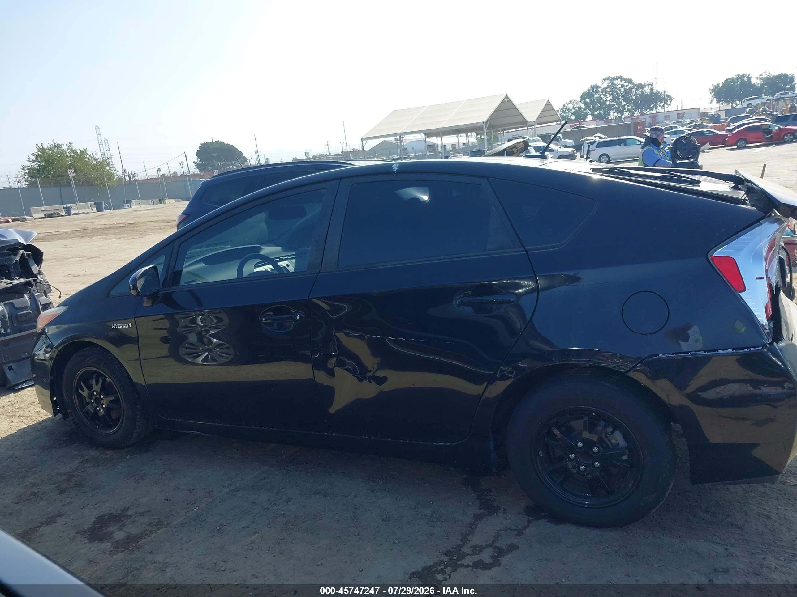 2015 Toyota Prius Four Black vin: JTDKN3DU4F1915980