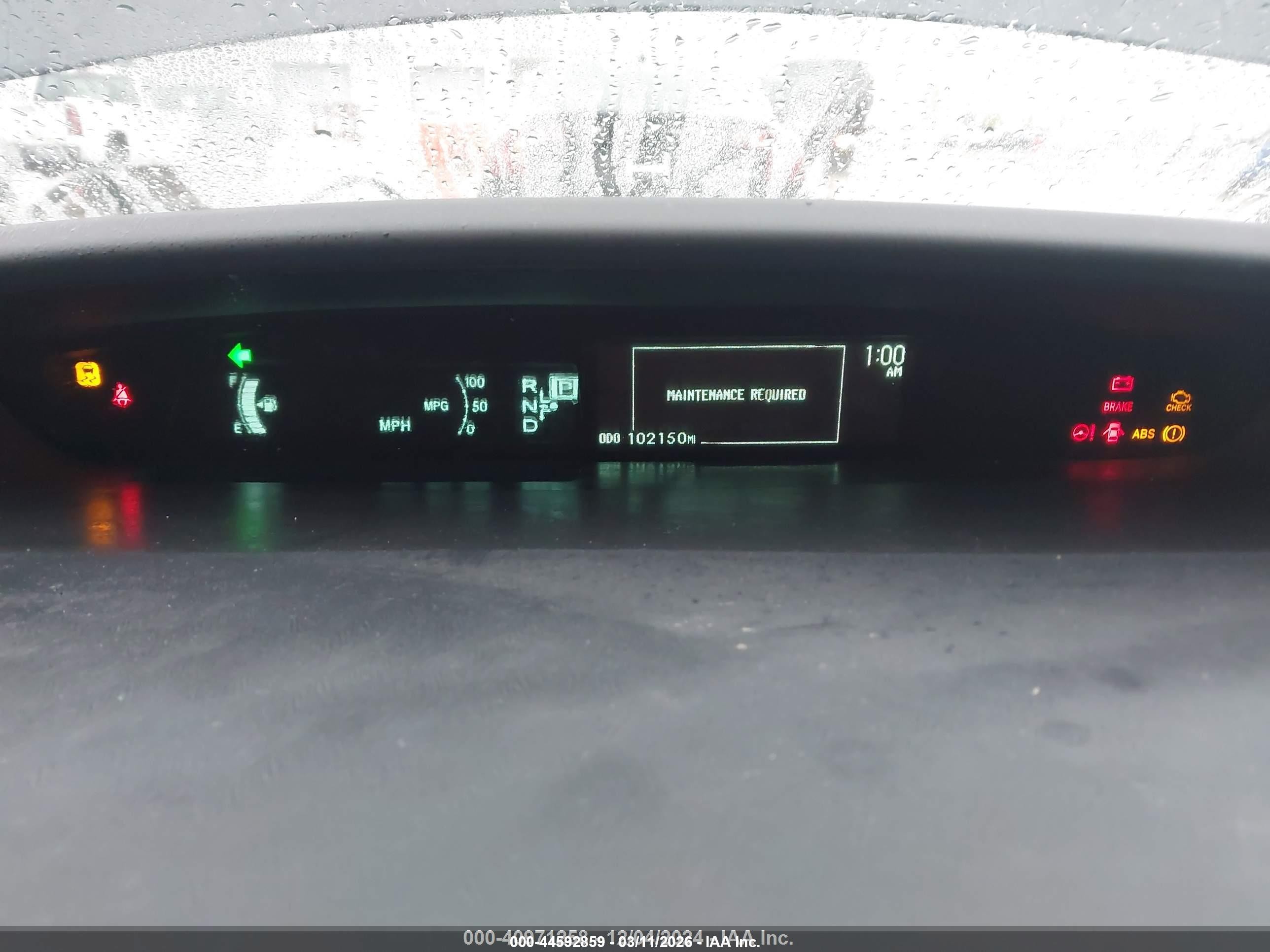 2015 Toyota Prius   Gray vin: JTDKN3DU4F1994356