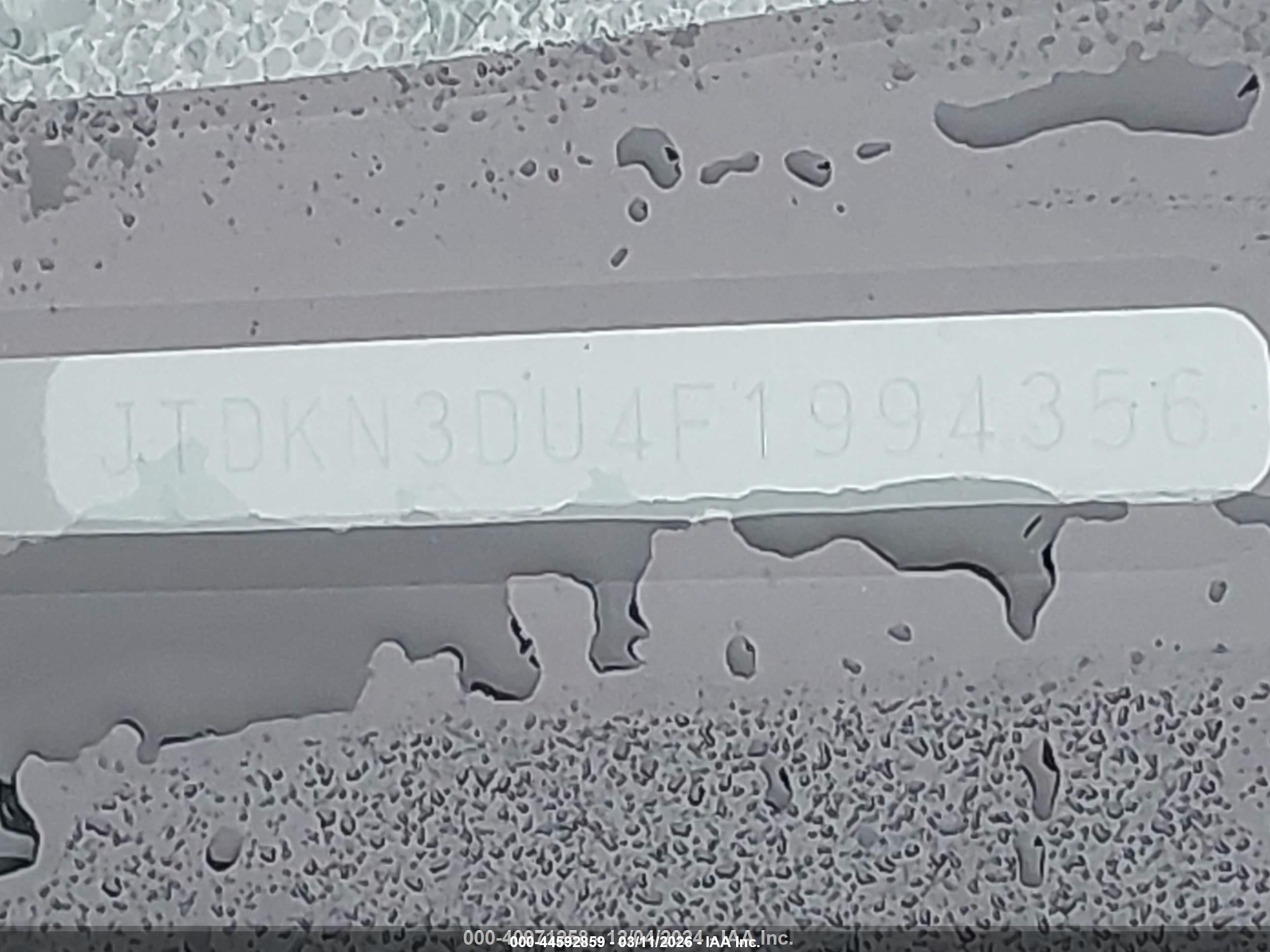 2015 Toyota Prius   Gray vin: JTDKN3DU4F1994356