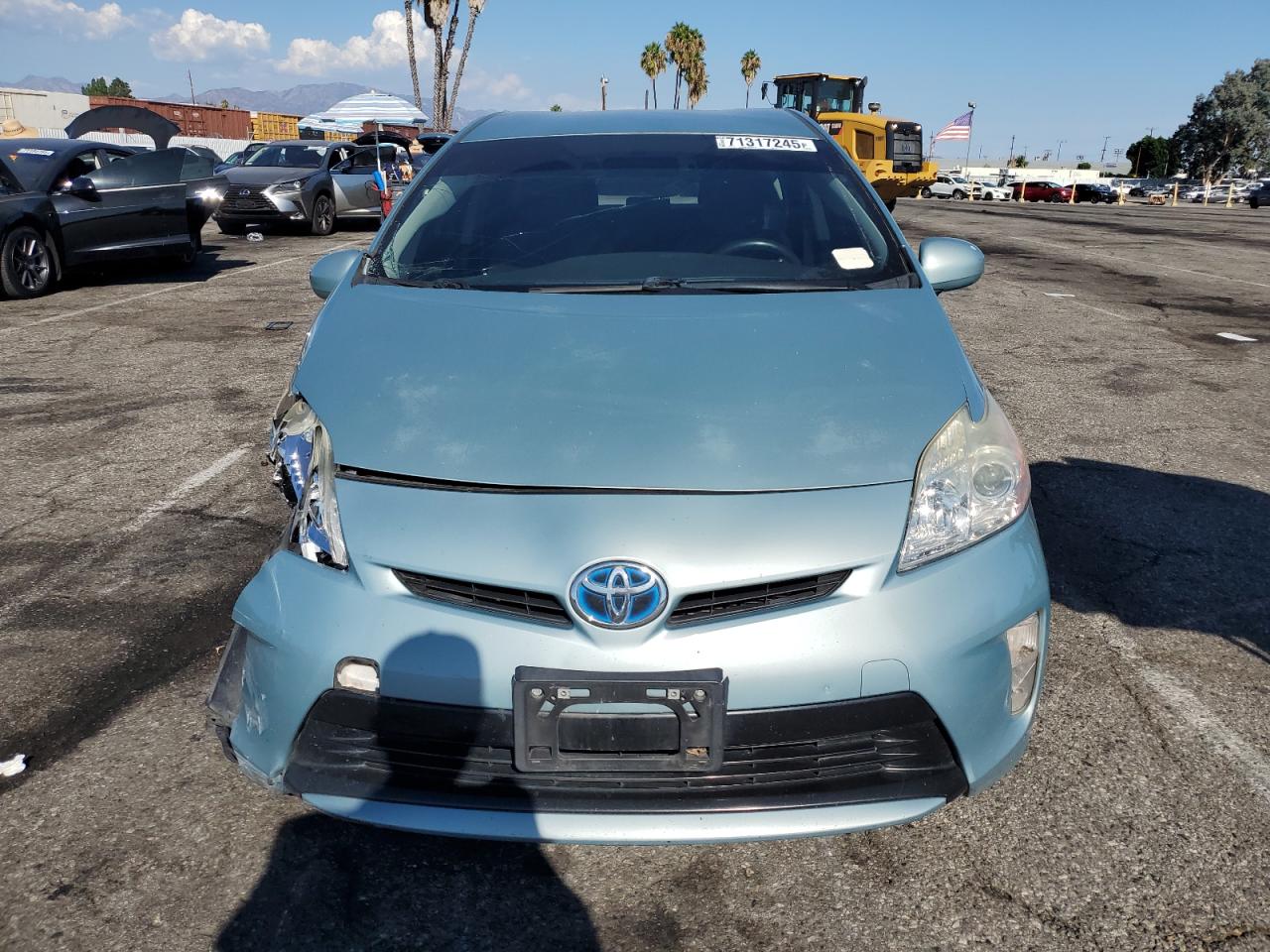 2015 Toyota Prius Turquoise vin: JTDKN3DU4F1994583