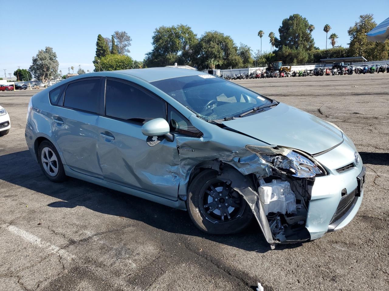 2015 Toyota Prius Turquoise vin: JTDKN3DU4F1994583