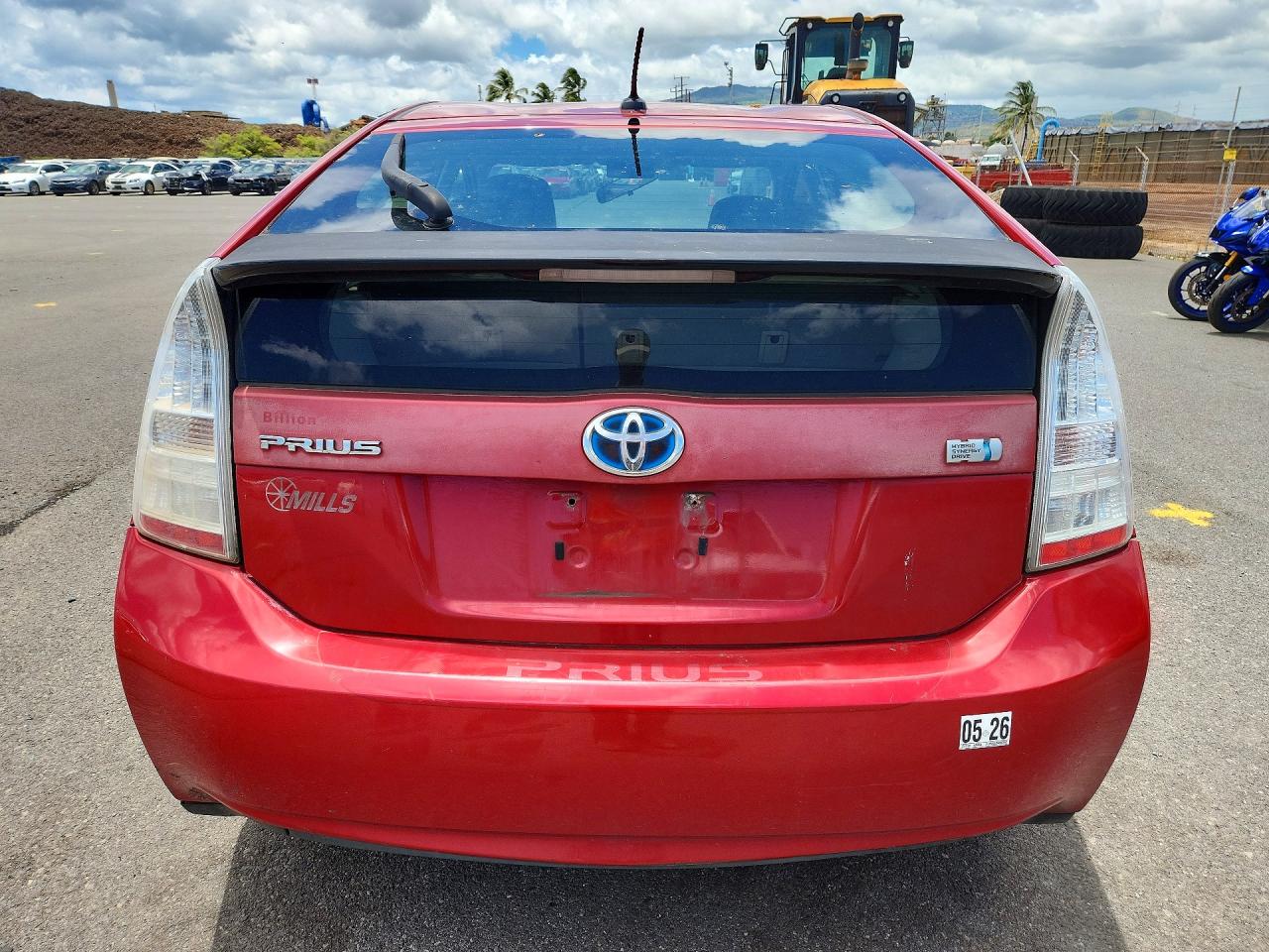 2010 Toyota Prius Ii Red vin: JTDKN3DU5A0003552