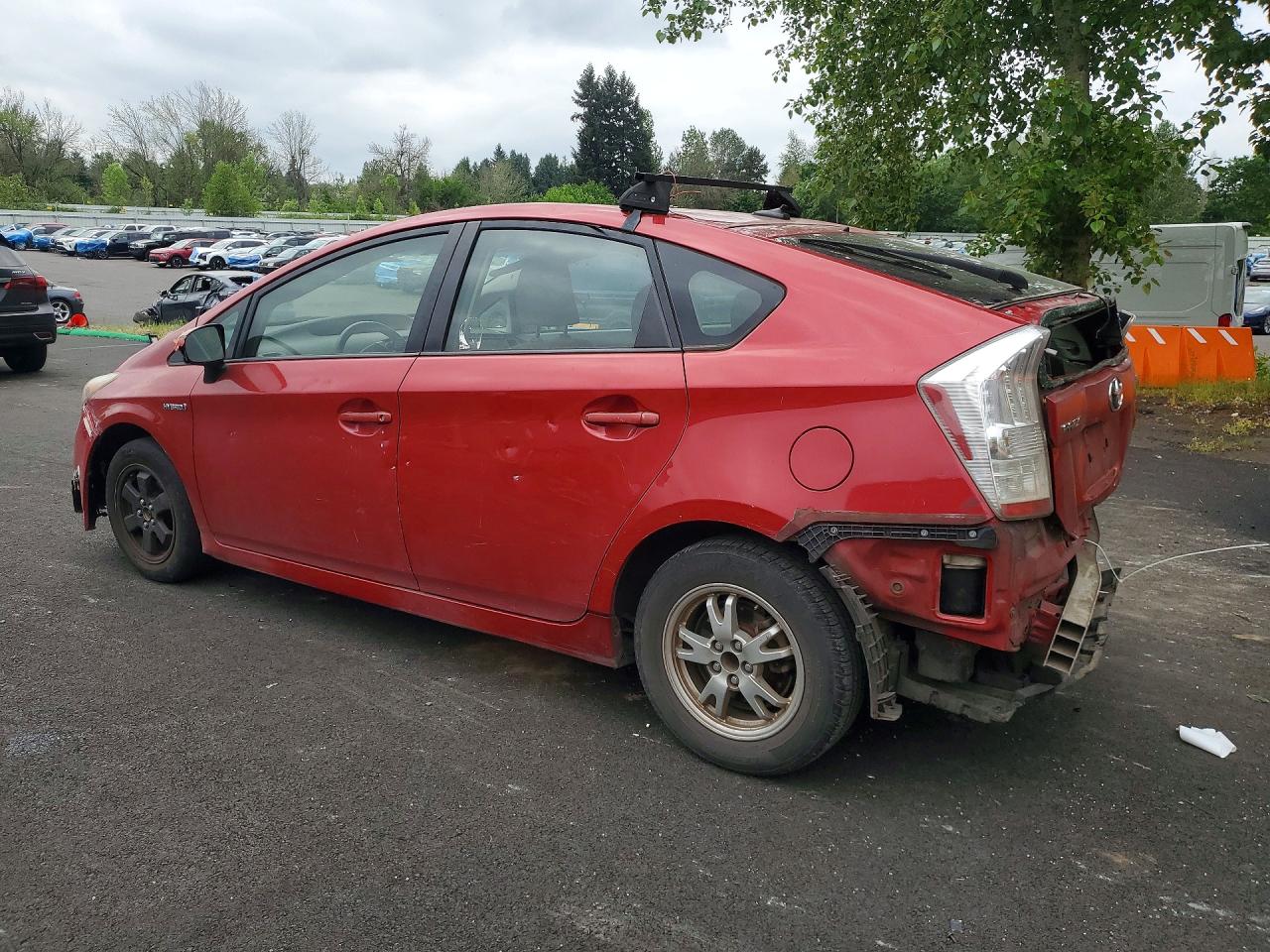 2010 Toyota Prius Ii Black vin: JTDKN3DU5A0007164