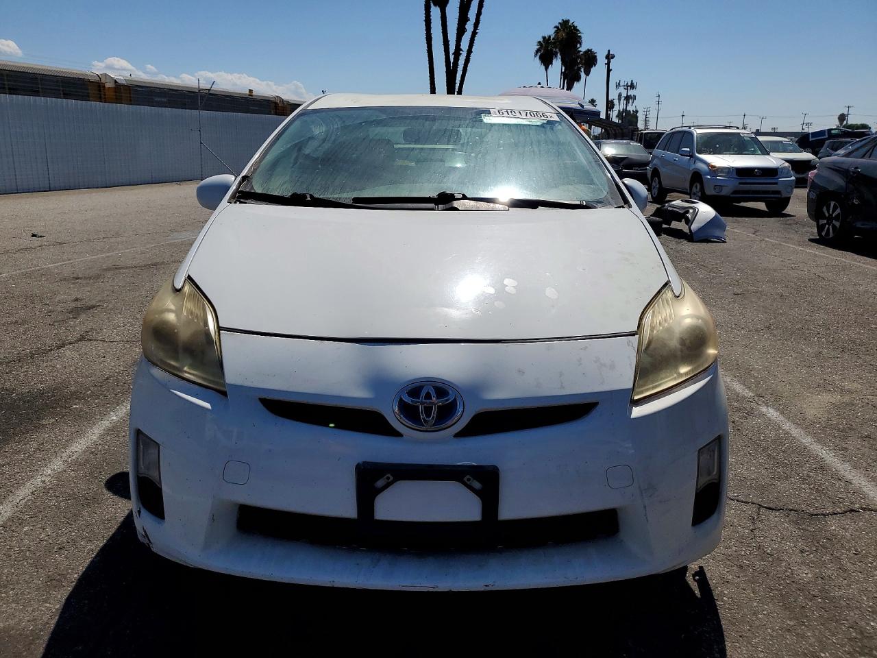 2010 Toyota Prius Ii White vin: JTDKN3DU5A0019783