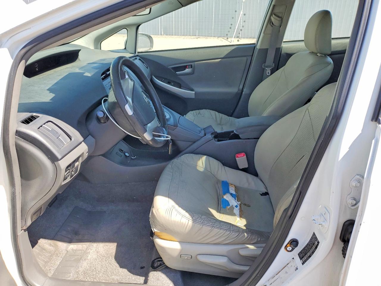2010 Toyota Prius Ii White vin: JTDKN3DU5A0019783