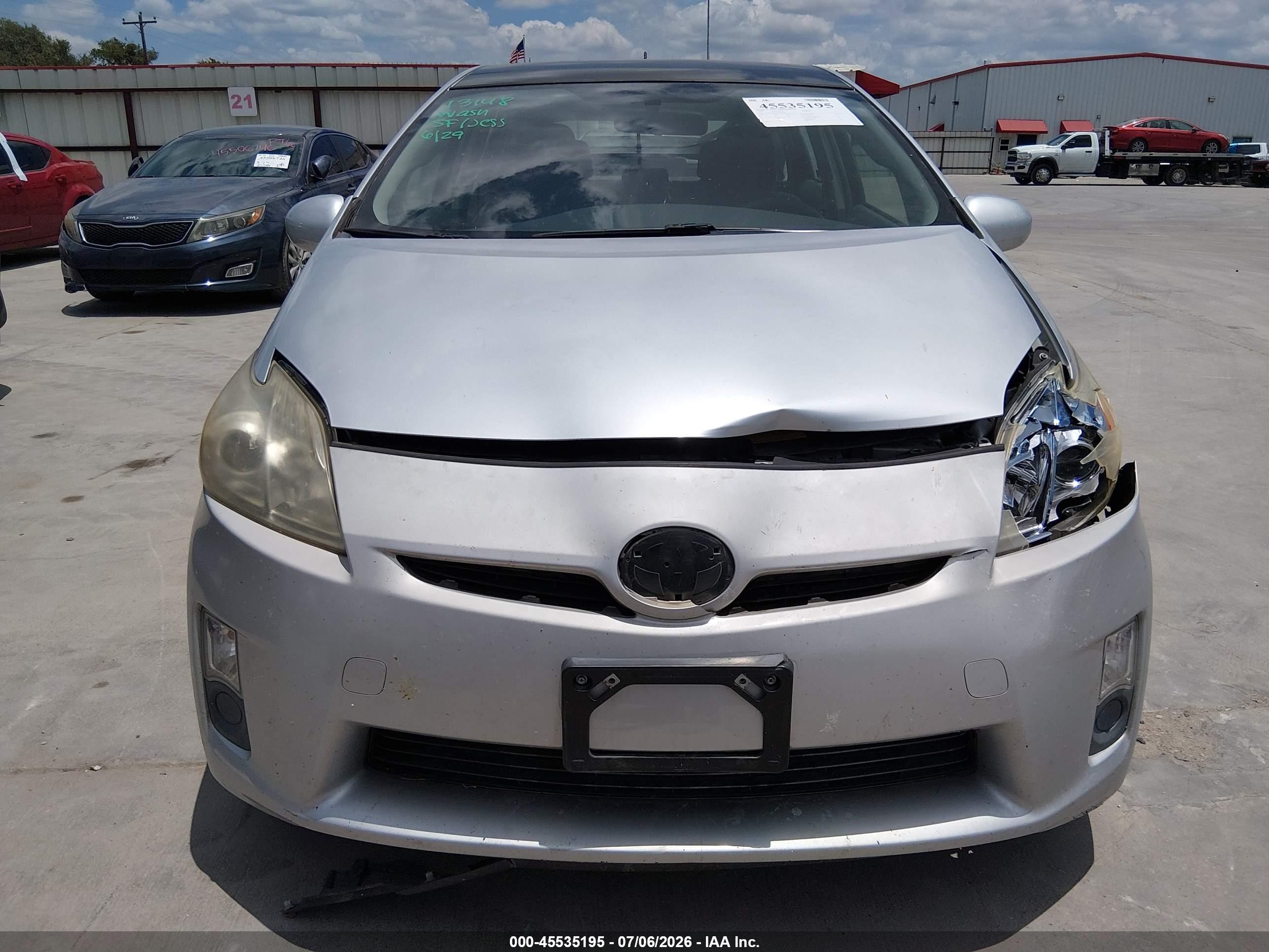 2010 Toyota Prius Iii Silver vin: JTDKN3DU5A0043081
