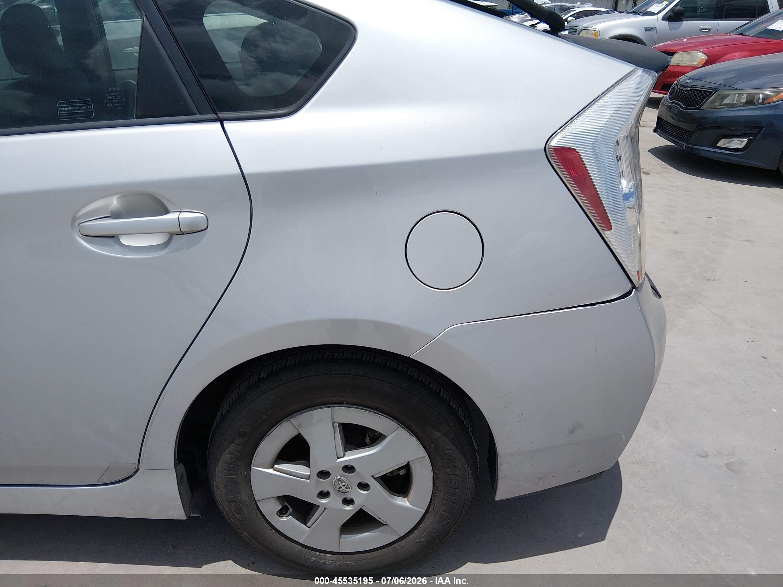 2010 Toyota Prius Iii Silver vin: JTDKN3DU5A0043081