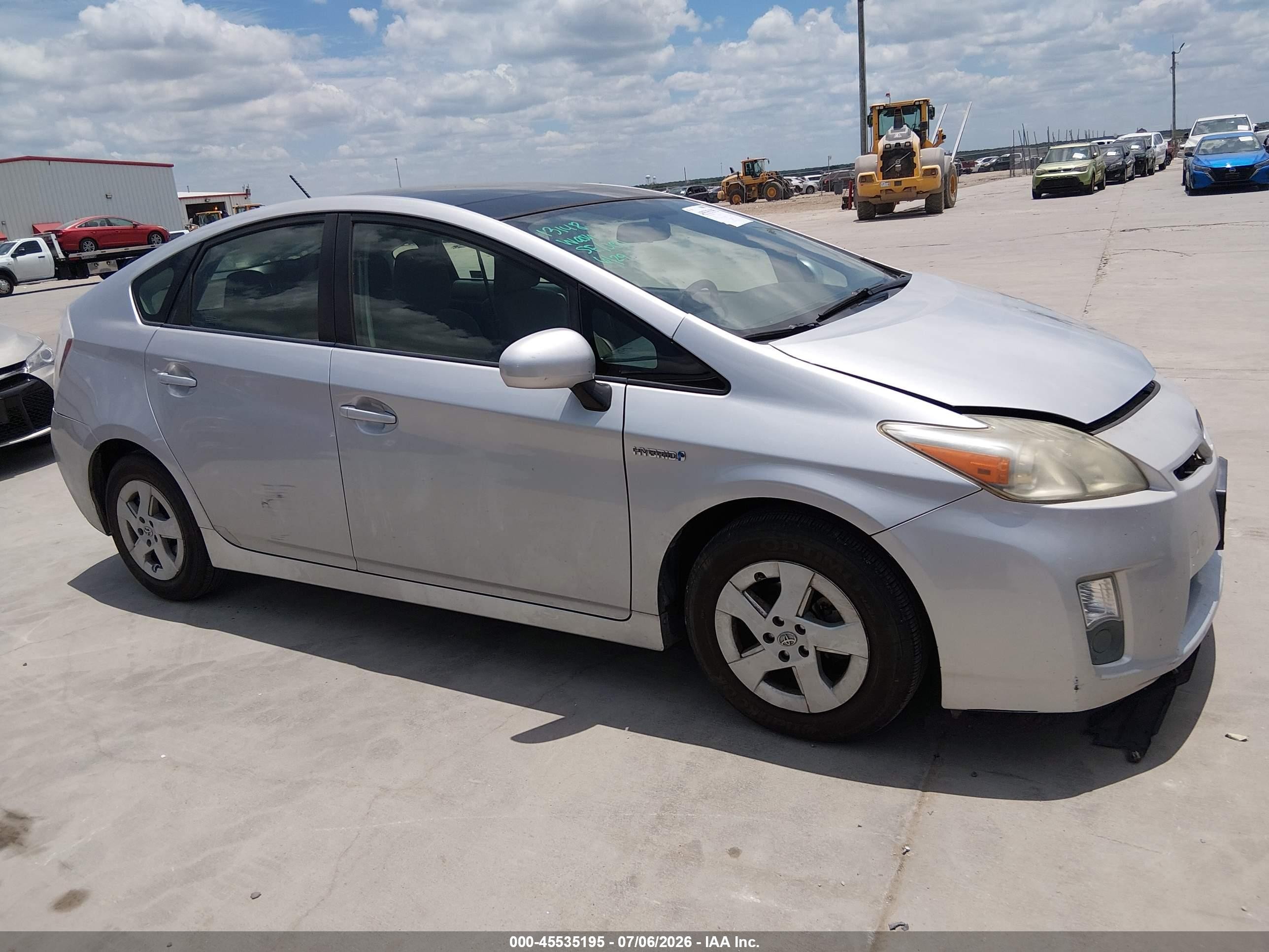 2010 Toyota Prius Iii Silver vin: JTDKN3DU5A0043081
