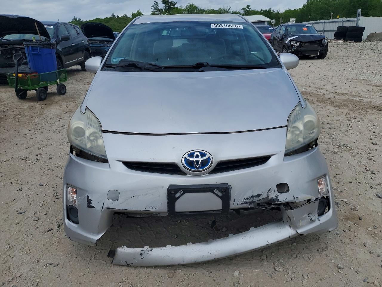 2010 Toyota Prius Ii Silver vin: JTDKN3DU5A0046269