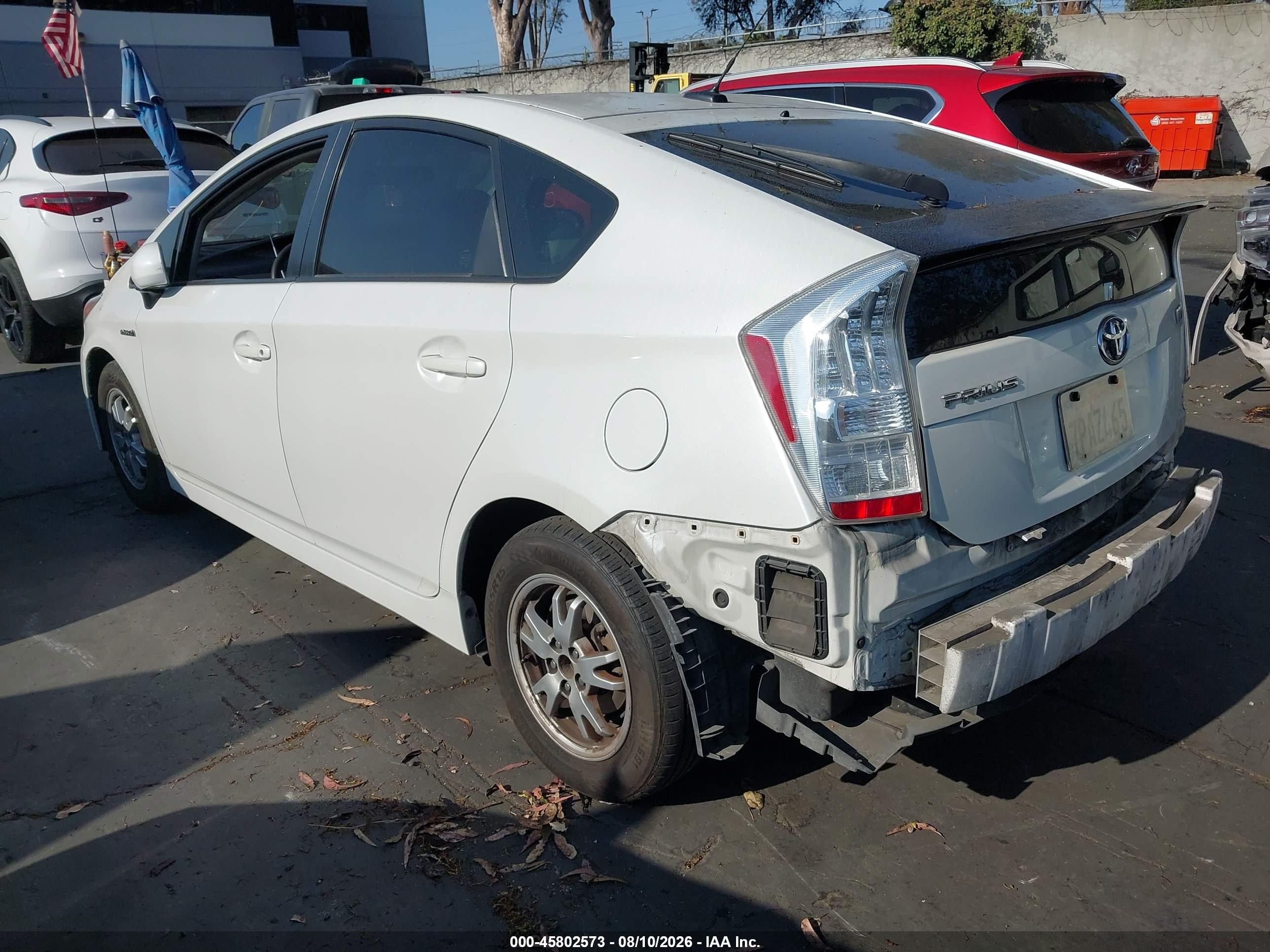 2010 Toyota Prius Ii White vin: JTDKN3DU5A0061001