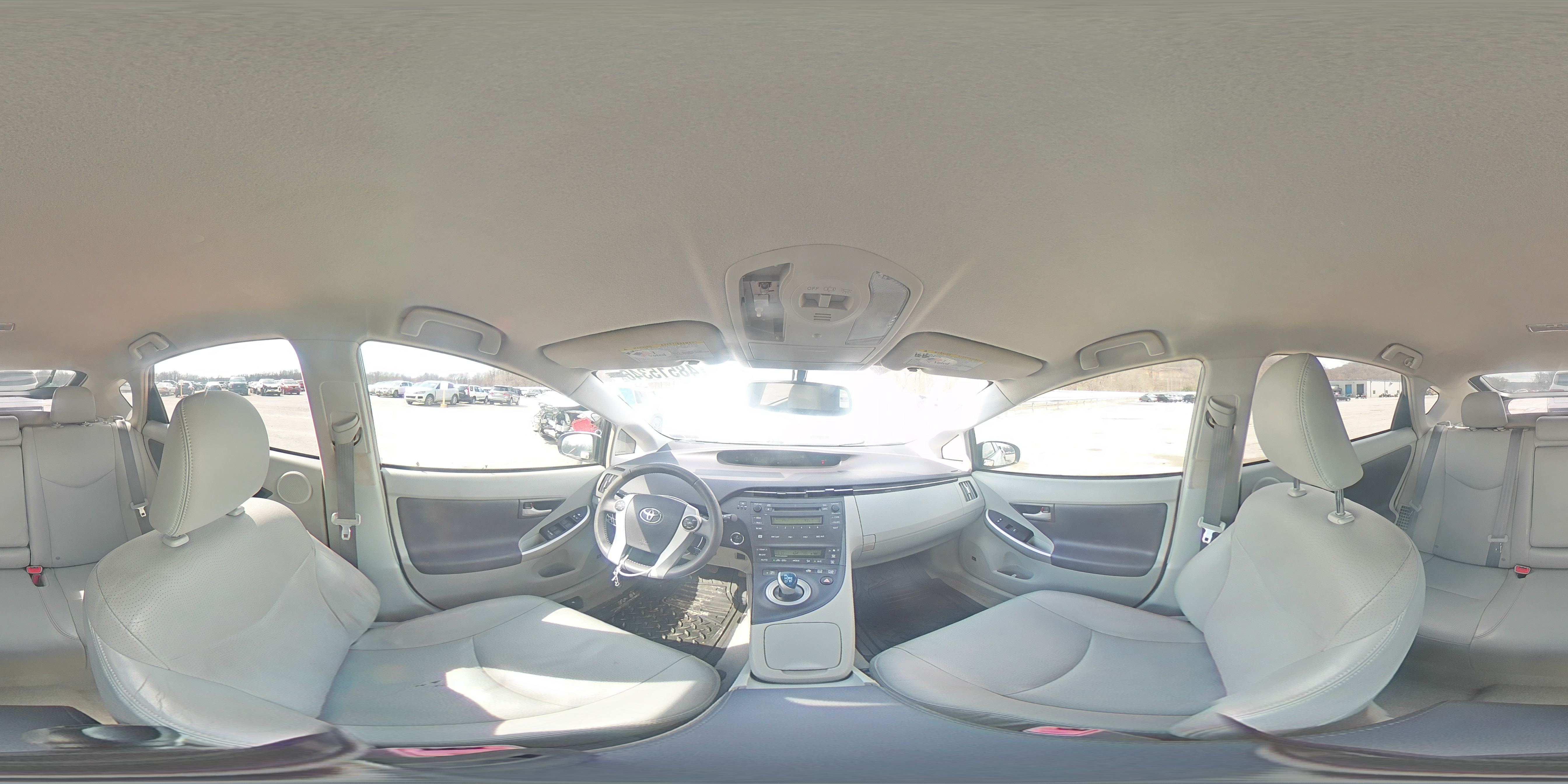 2010 Toyota Prius Iv White vin: JTDKN3DU5A0079269