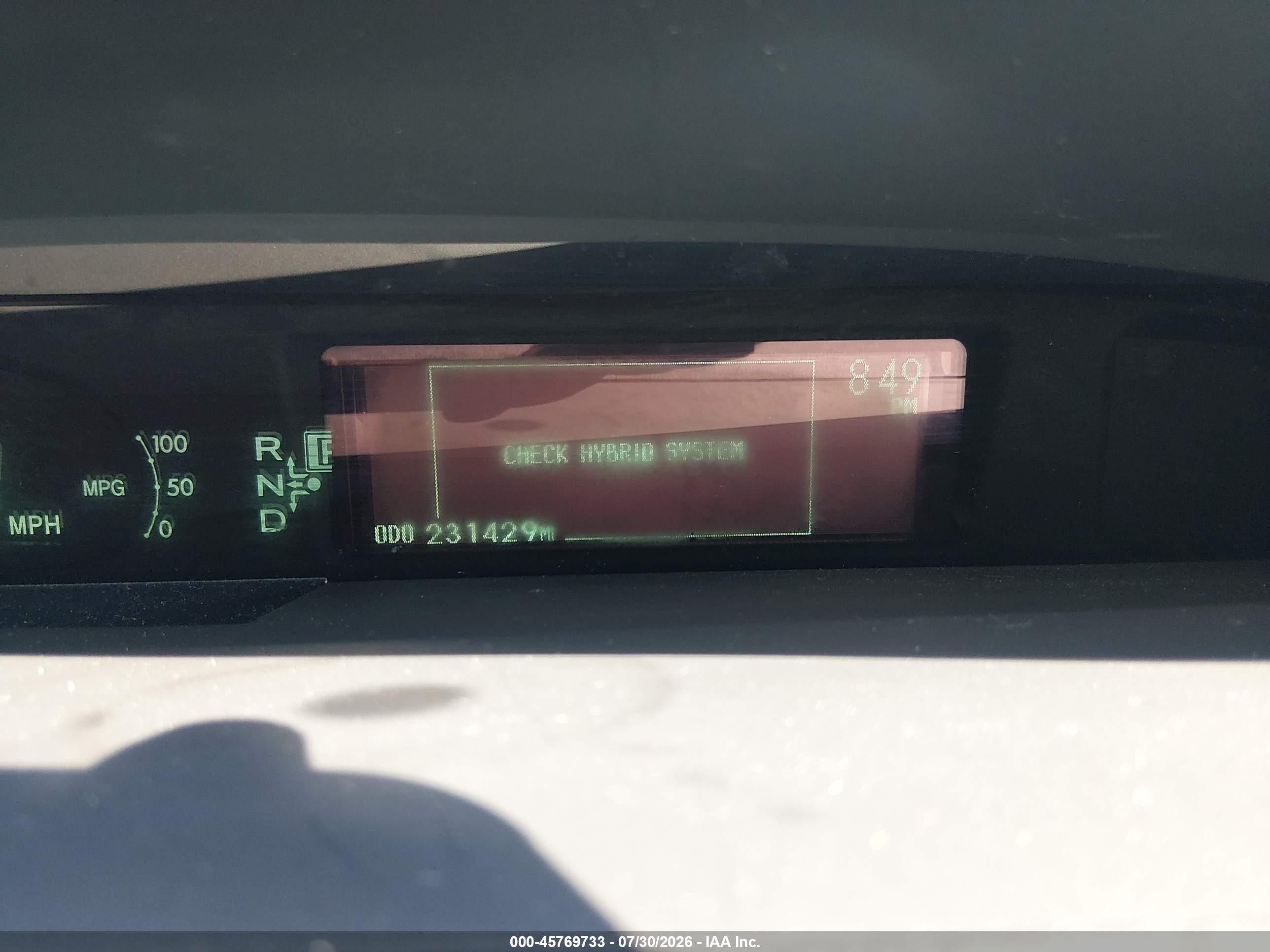 2010 Toyota Prius Ii Золотой vin: JTDKN3DU5A0082737