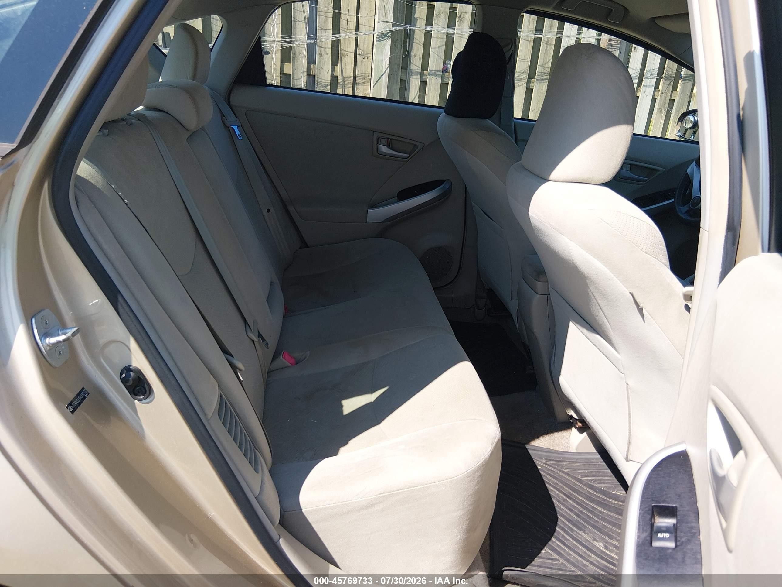 2010 Toyota Prius Ii Золотой vin: JTDKN3DU5A0082737