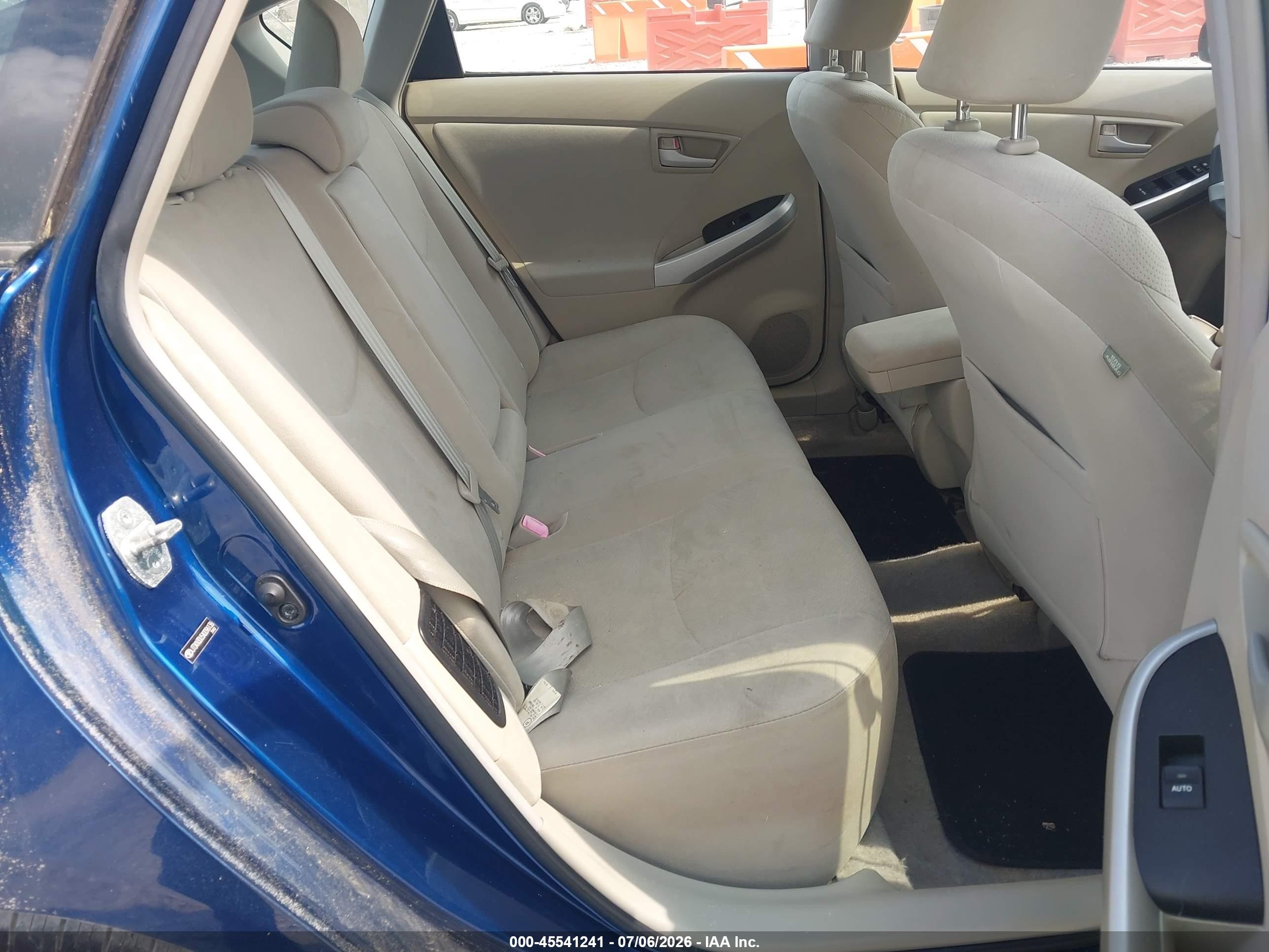 2010 Toyota Prius Ii Blue vin: JTDKN3DU5A0096136