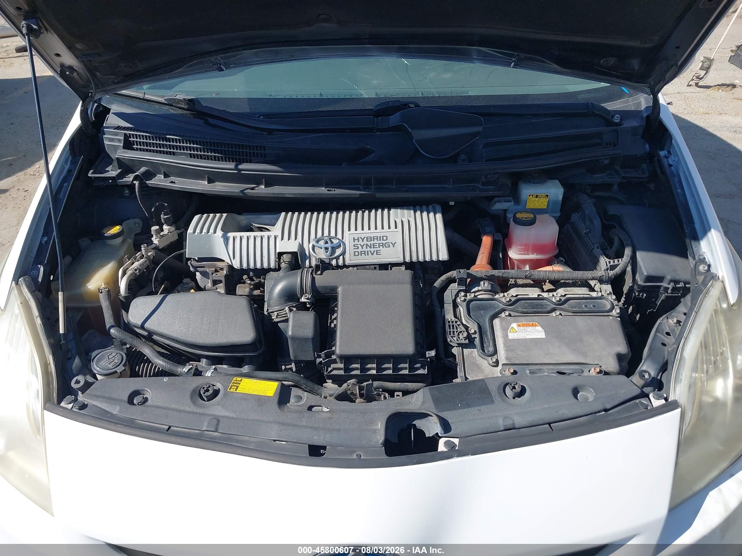 2010 Toyota Prius Ii Белый vin: JTDKN3DU5A0098811