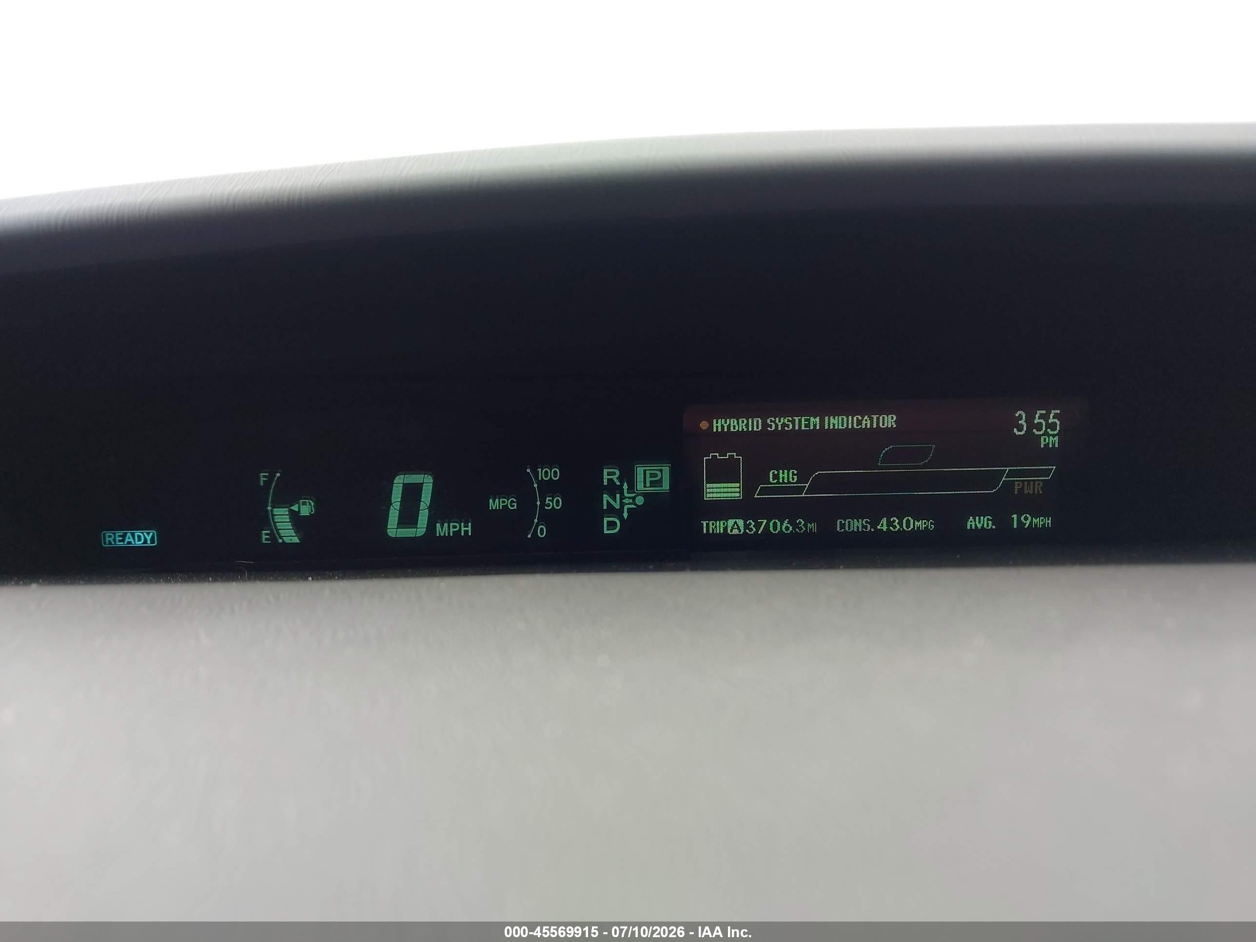 2010 Toyota Prius Iii White vin: JTDKN3DU5A0109421