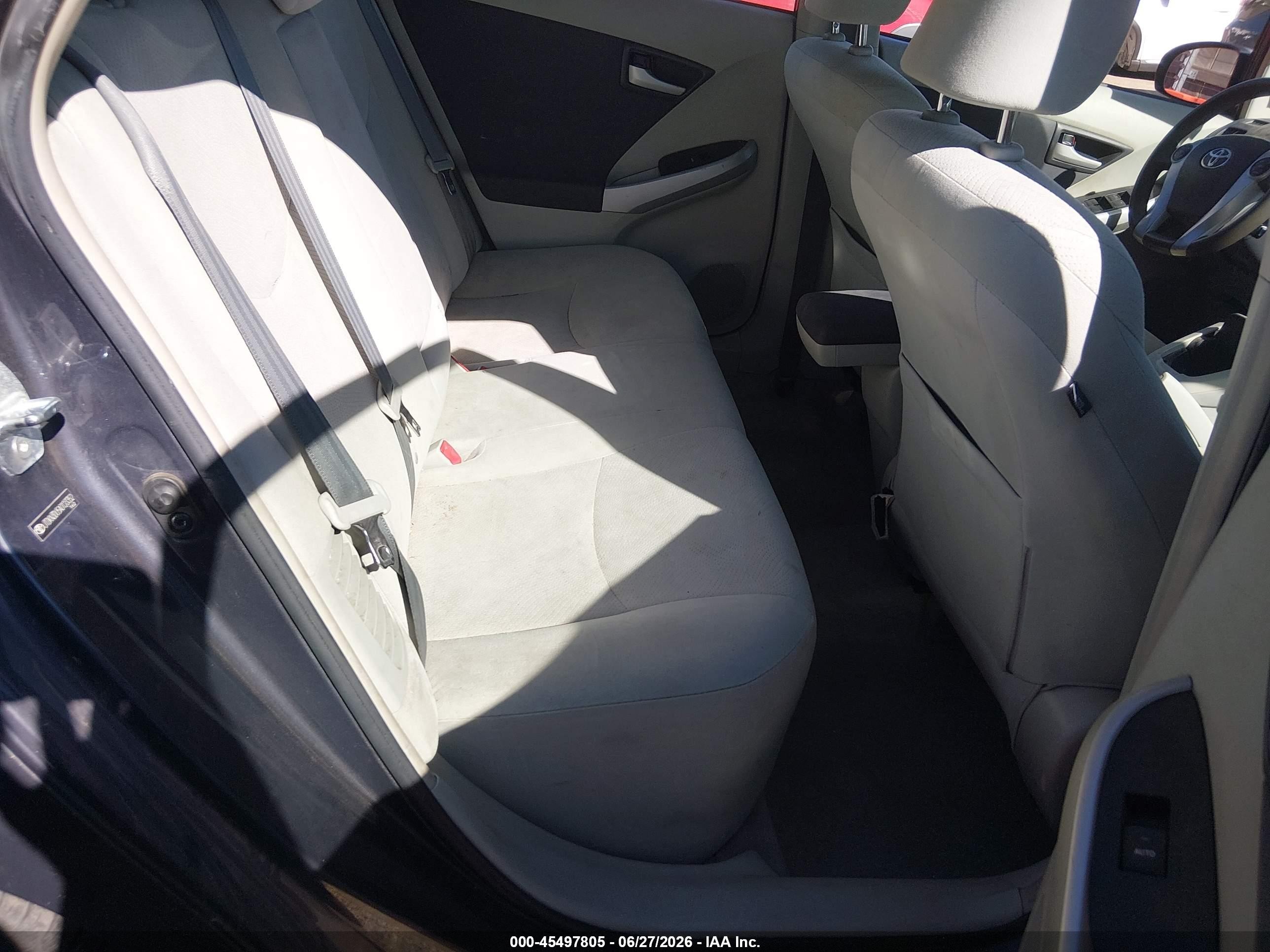 2010 Toyota Prius Ii Gray vin: JTDKN3DU5A0123352