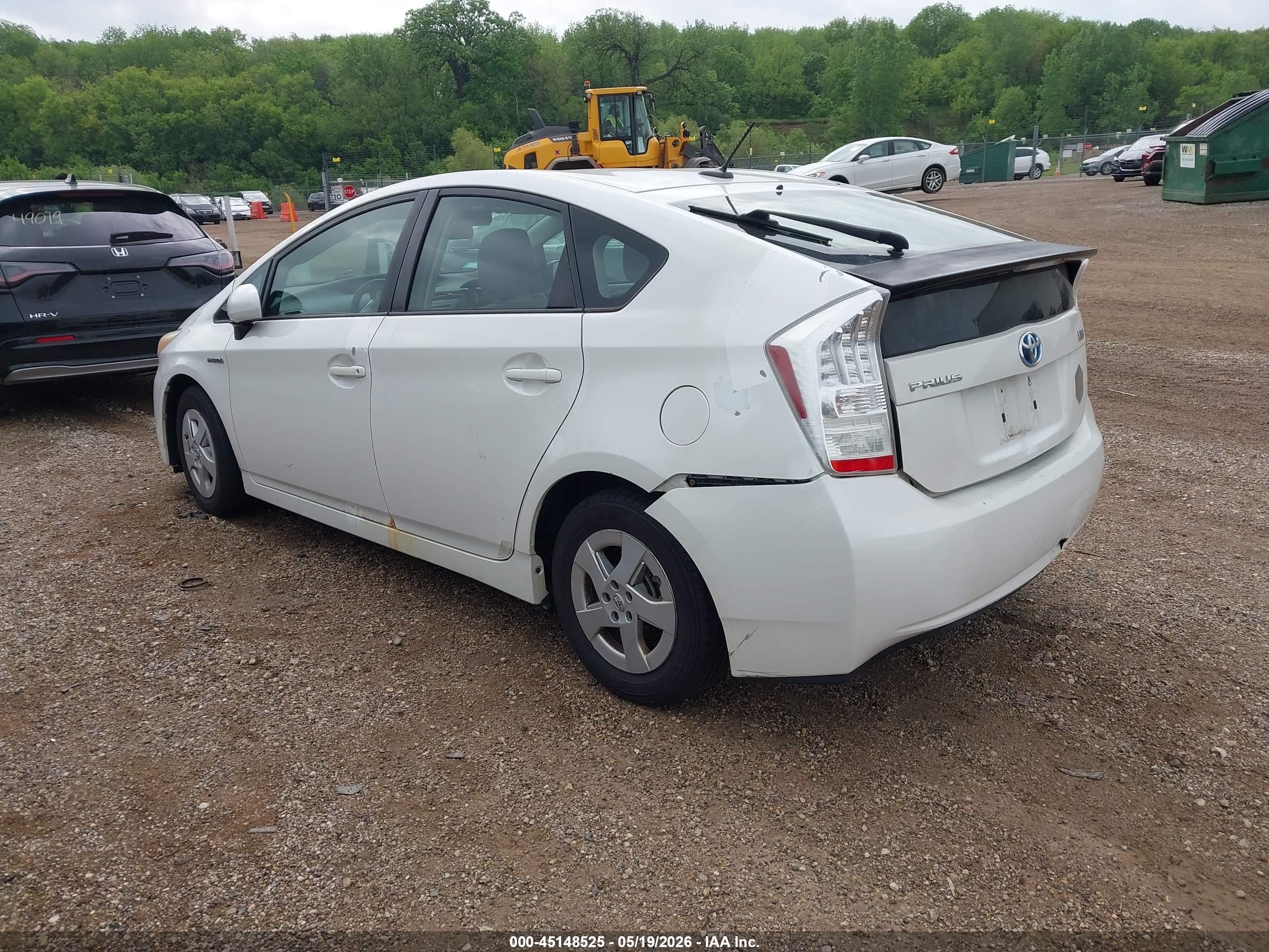 2010 Toyota Prius Ii Белый vin: JTDKN3DU5A0133492