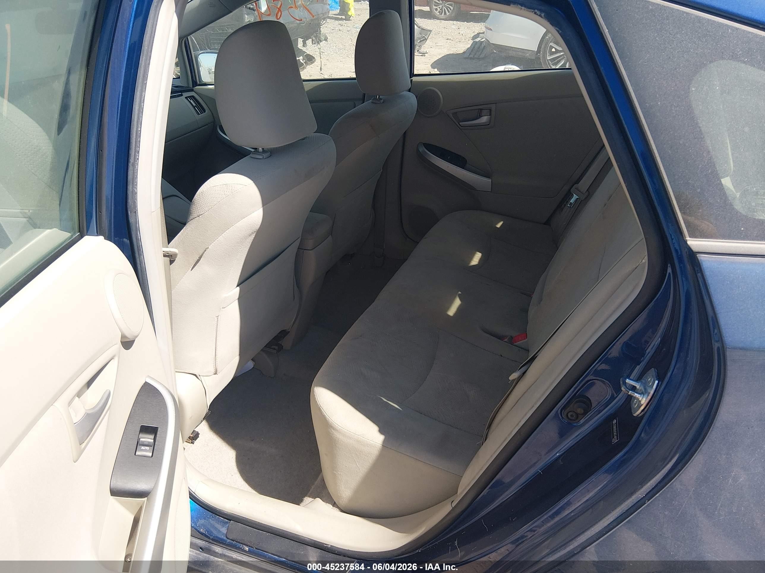 2010 Toyota Prius Iii Blue vin: JTDKN3DU5A0146503