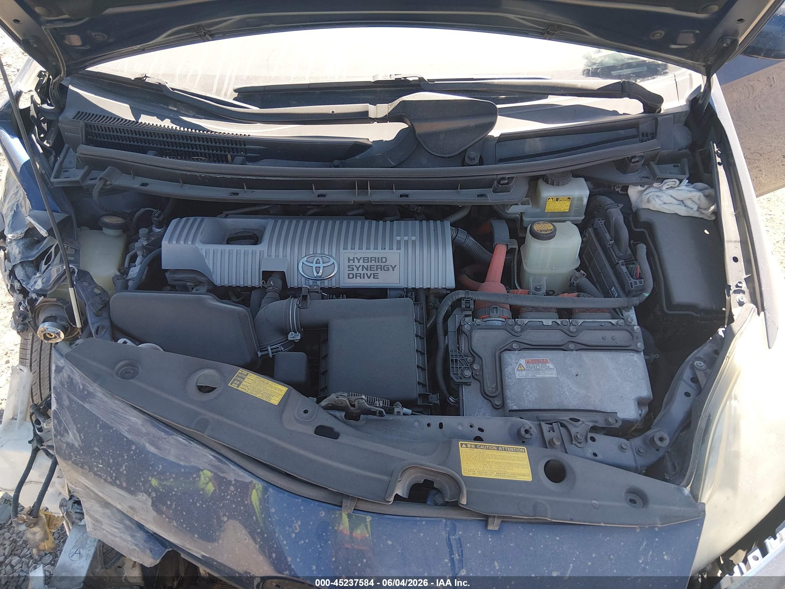 2010 Toyota Prius Iii Blue vin: JTDKN3DU5A0146503