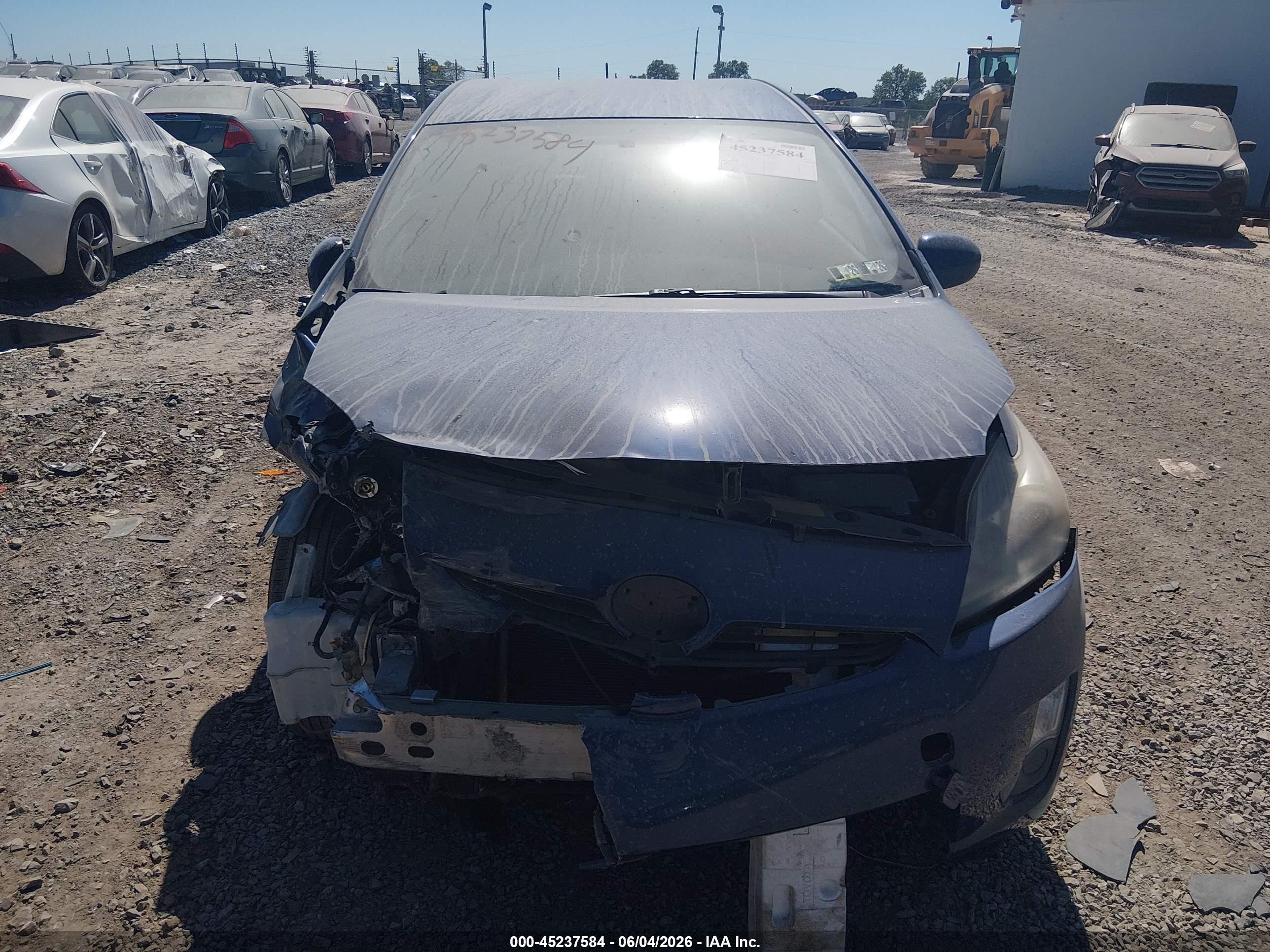 2010 Toyota Prius Iii Blue vin: JTDKN3DU5A0146503