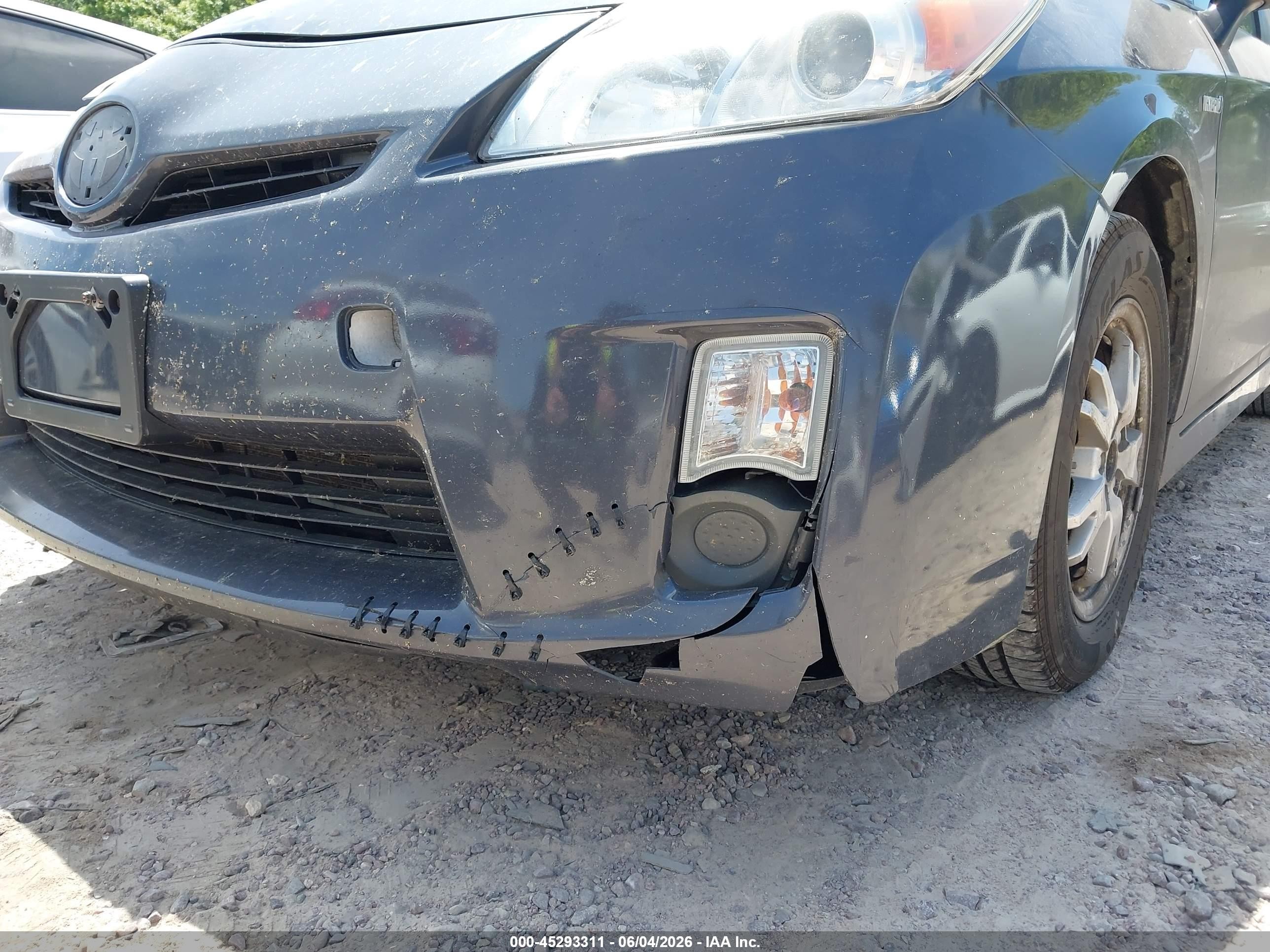 2010 Toyota Prius Iv Gray vin: JTDKN3DU5A0152897