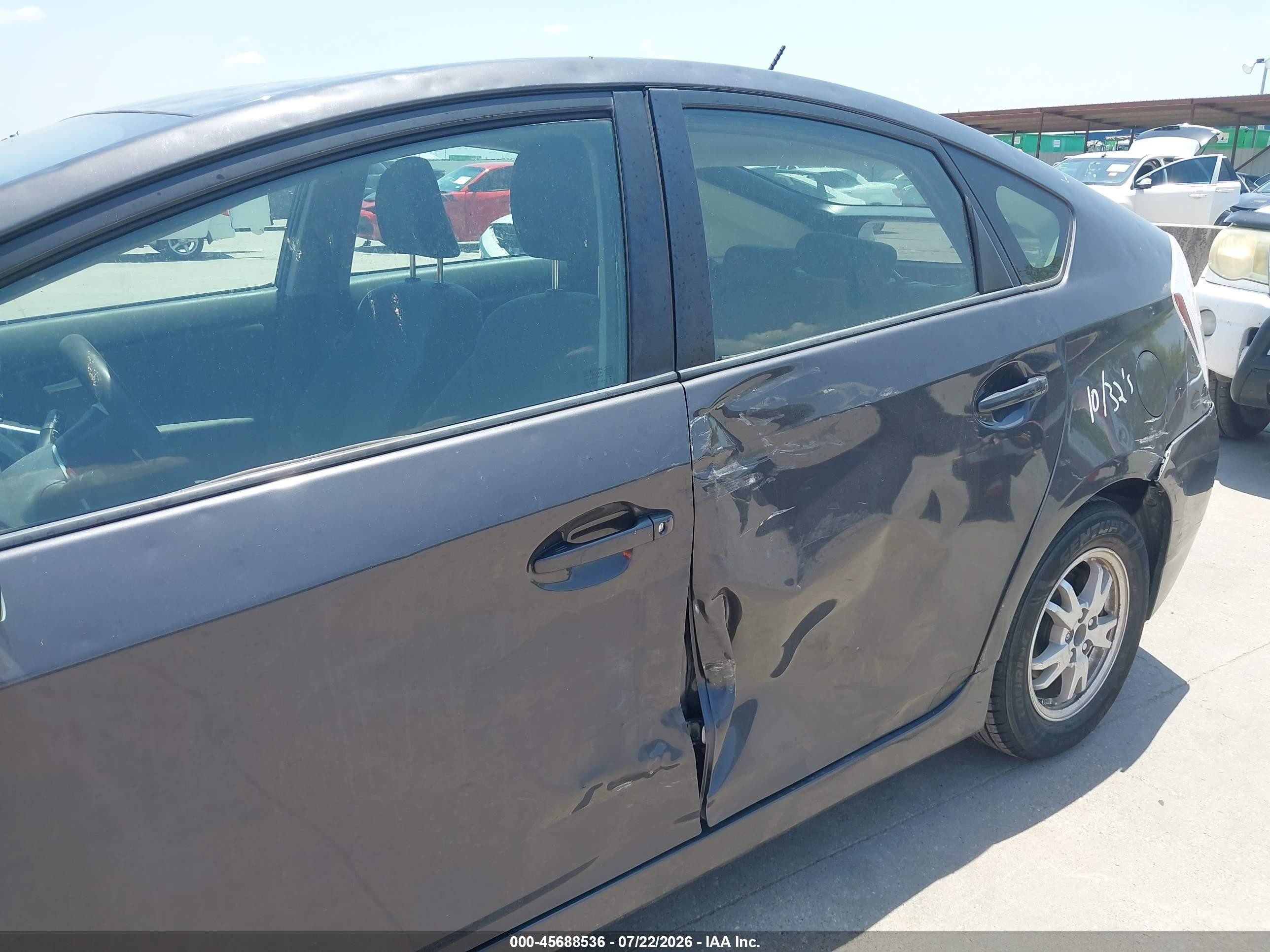 2010 Toyota Prius Iii Серый vin: JTDKN3DU5A0157260