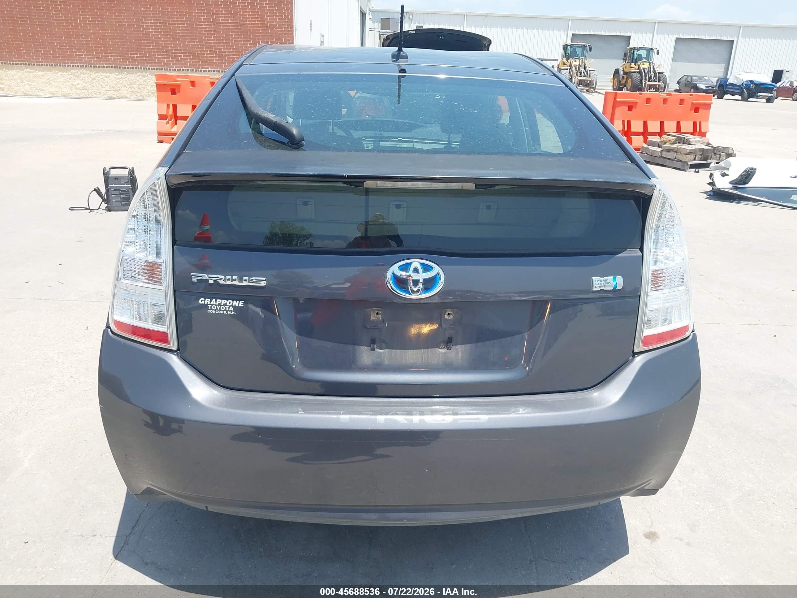 2010 Toyota Prius Iii Серый vin: JTDKN3DU5A0157260