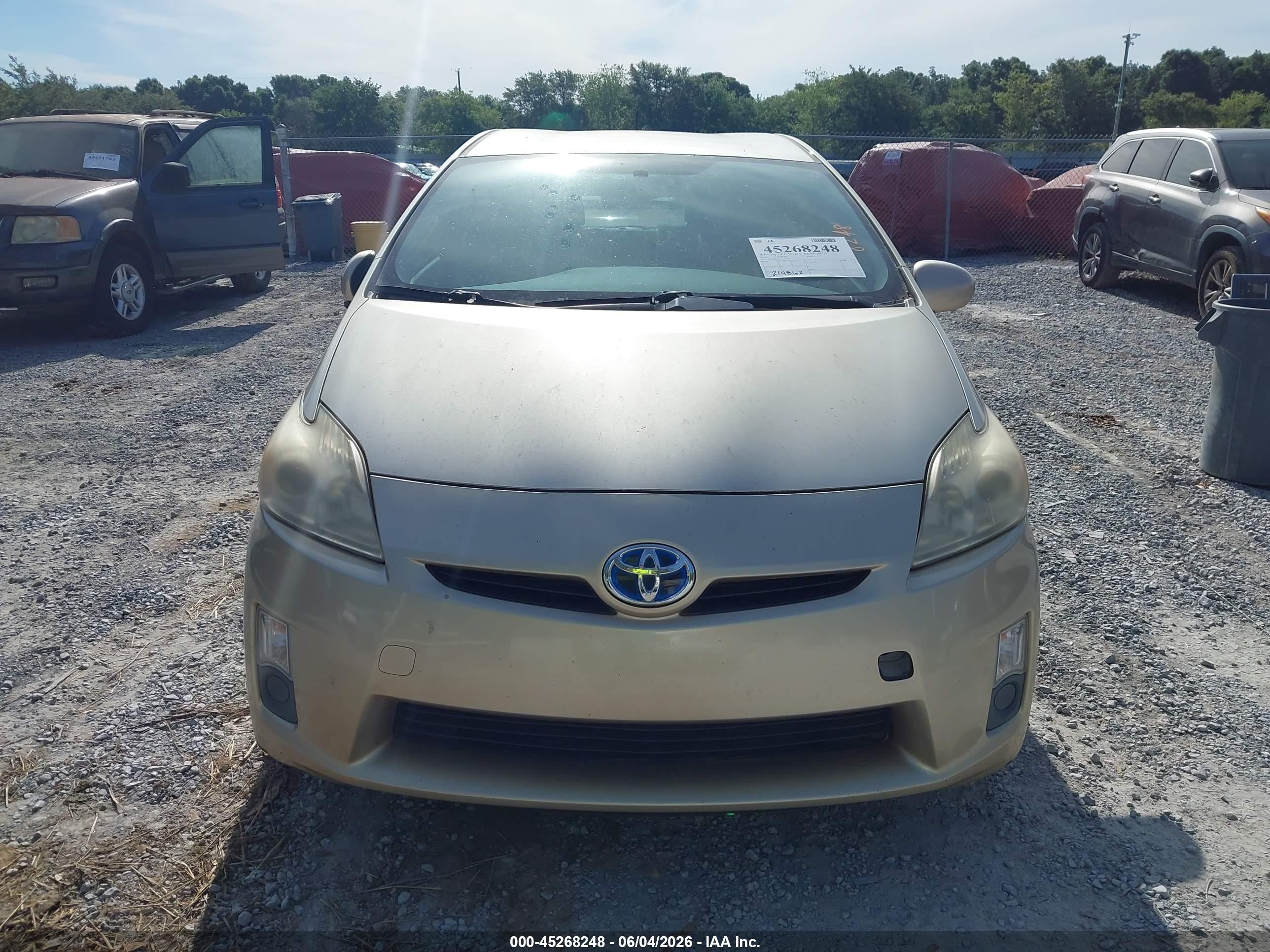 2010 Toyota Prius Ii Gold vin: JTDKN3DU5A0169750