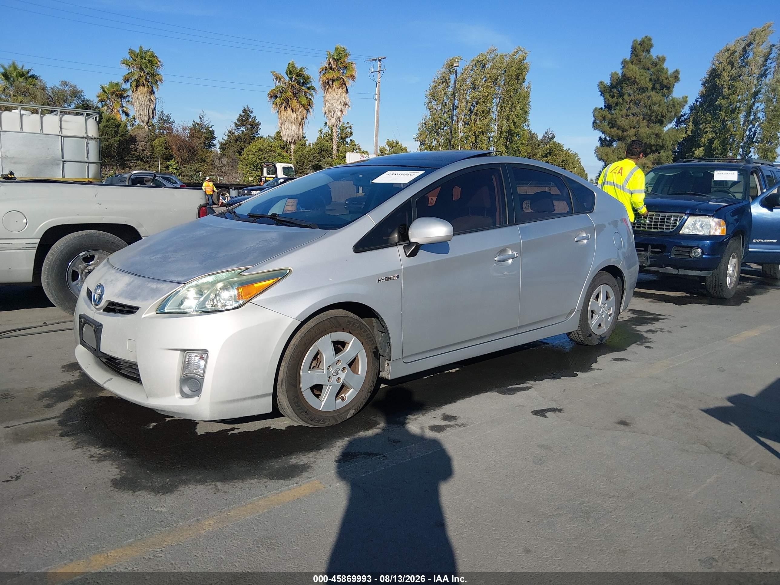 2010 Toyota Prius Iii Белый vin: JTDKN3DU5A0171675