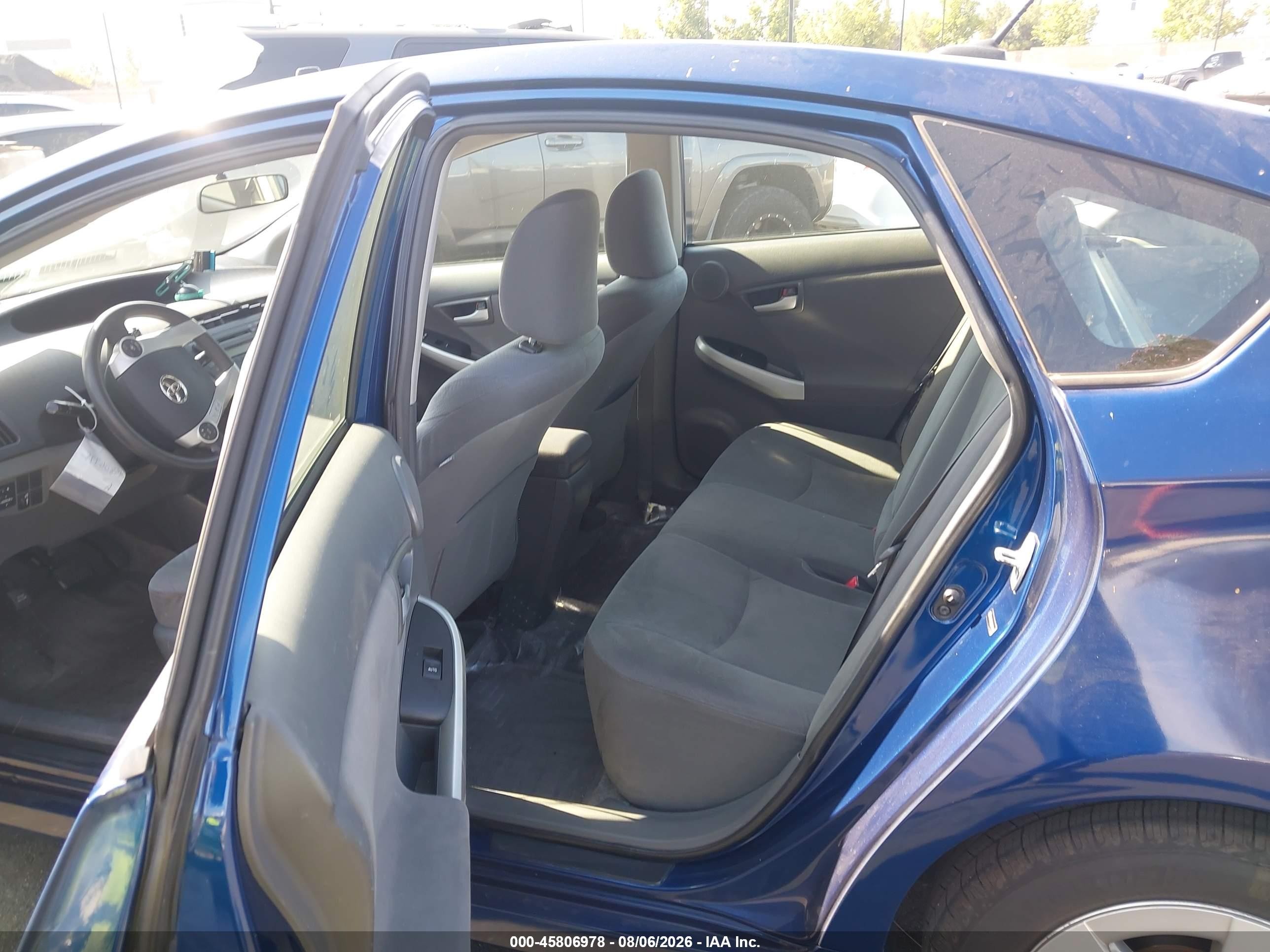 2010 Toyota Prius Iii Blue vin: JTDKN3DU5A0179498