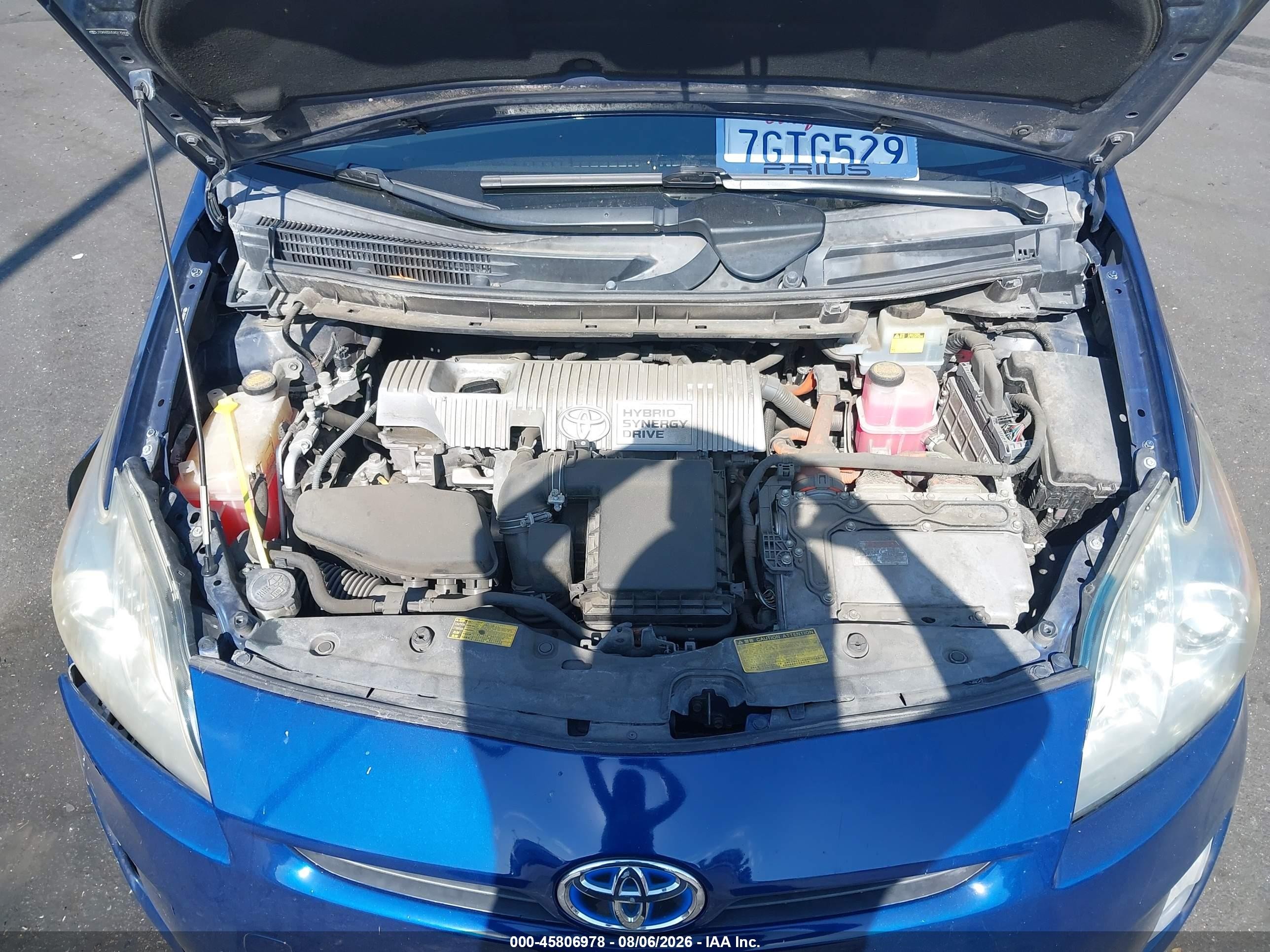 2010 Toyota Prius Iii Blue vin: JTDKN3DU5A0179498