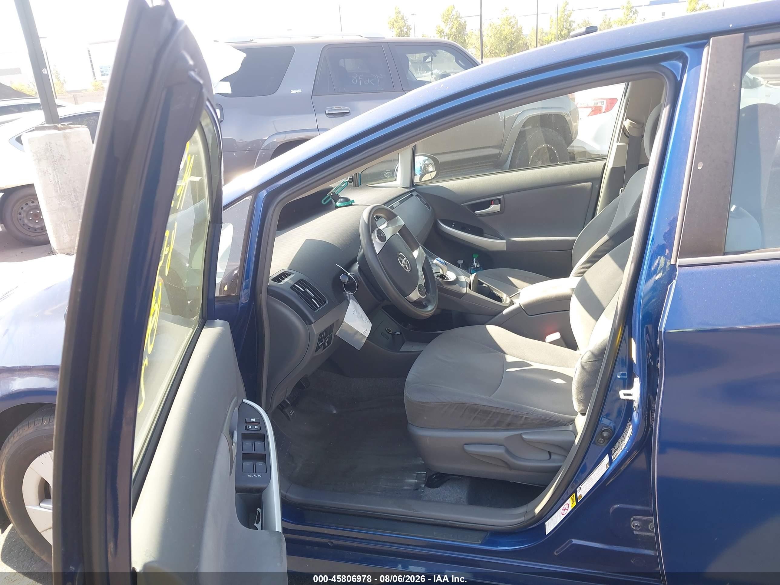 2010 Toyota Prius Iii Blue vin: JTDKN3DU5A0179498