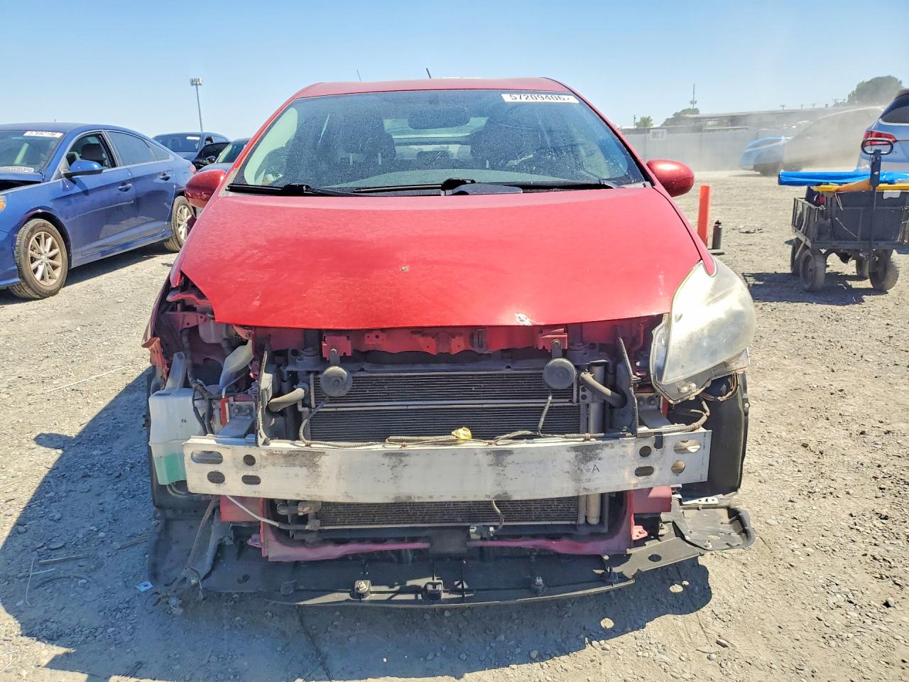 2010 Toyota Prius V Red vin: JTDKN3DU5A0182126