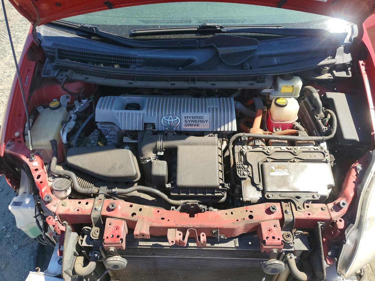 2010 Toyota Prius V Red vin: JTDKN3DU5A0182126