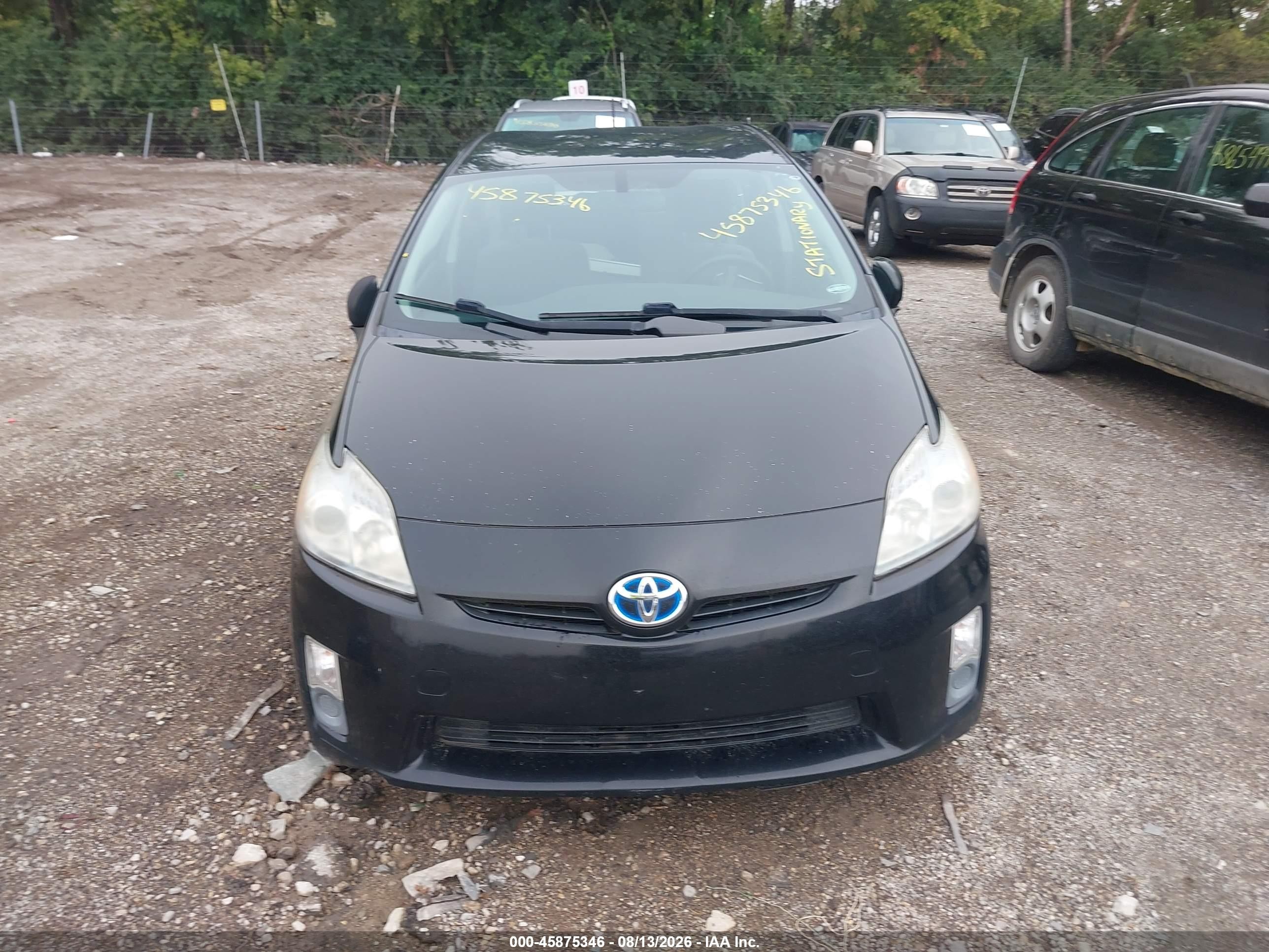 2010 Toyota Prius Ii Black vin: JTDKN3DU5A0199007