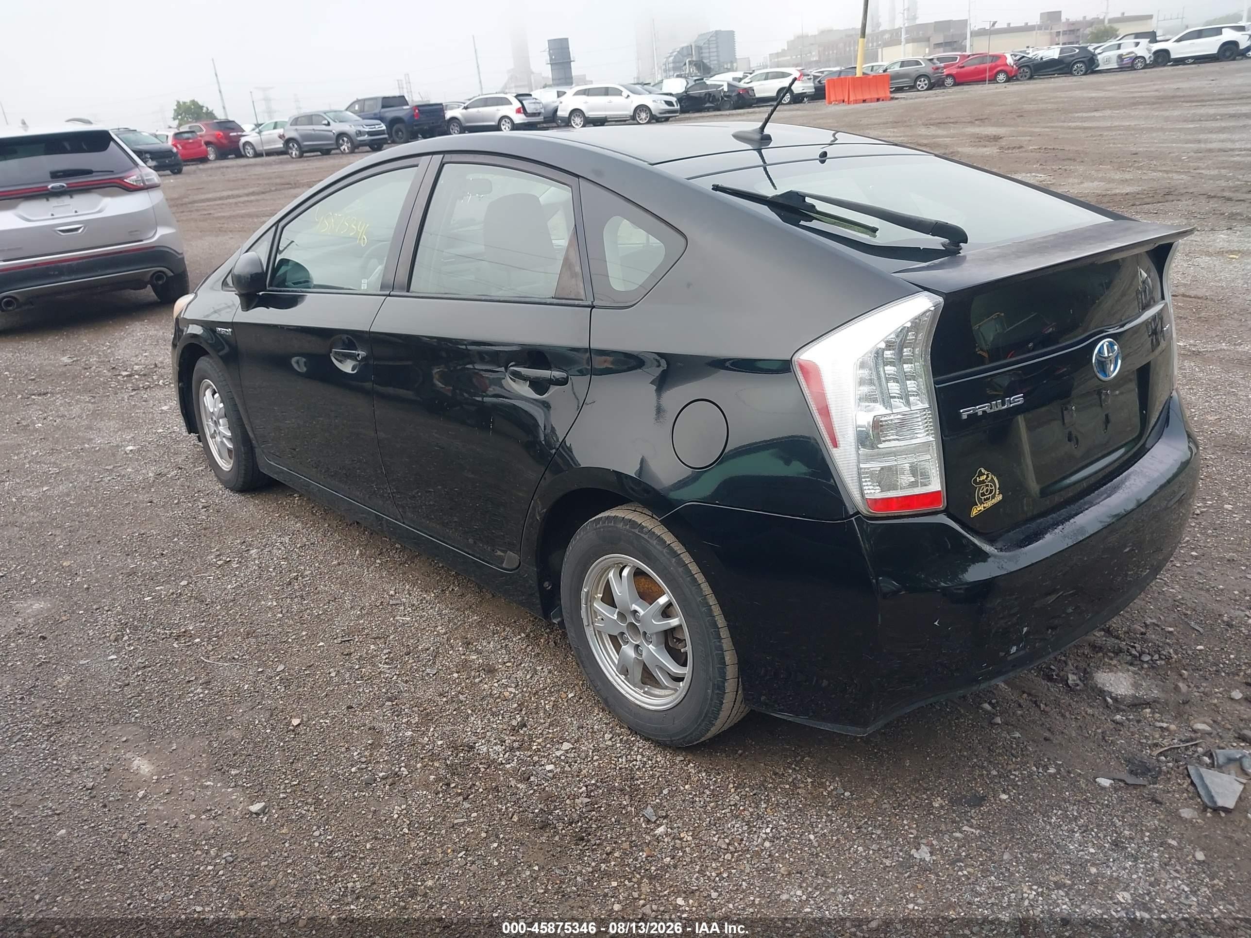 2010 Toyota Prius Ii Black vin: JTDKN3DU5A0199007