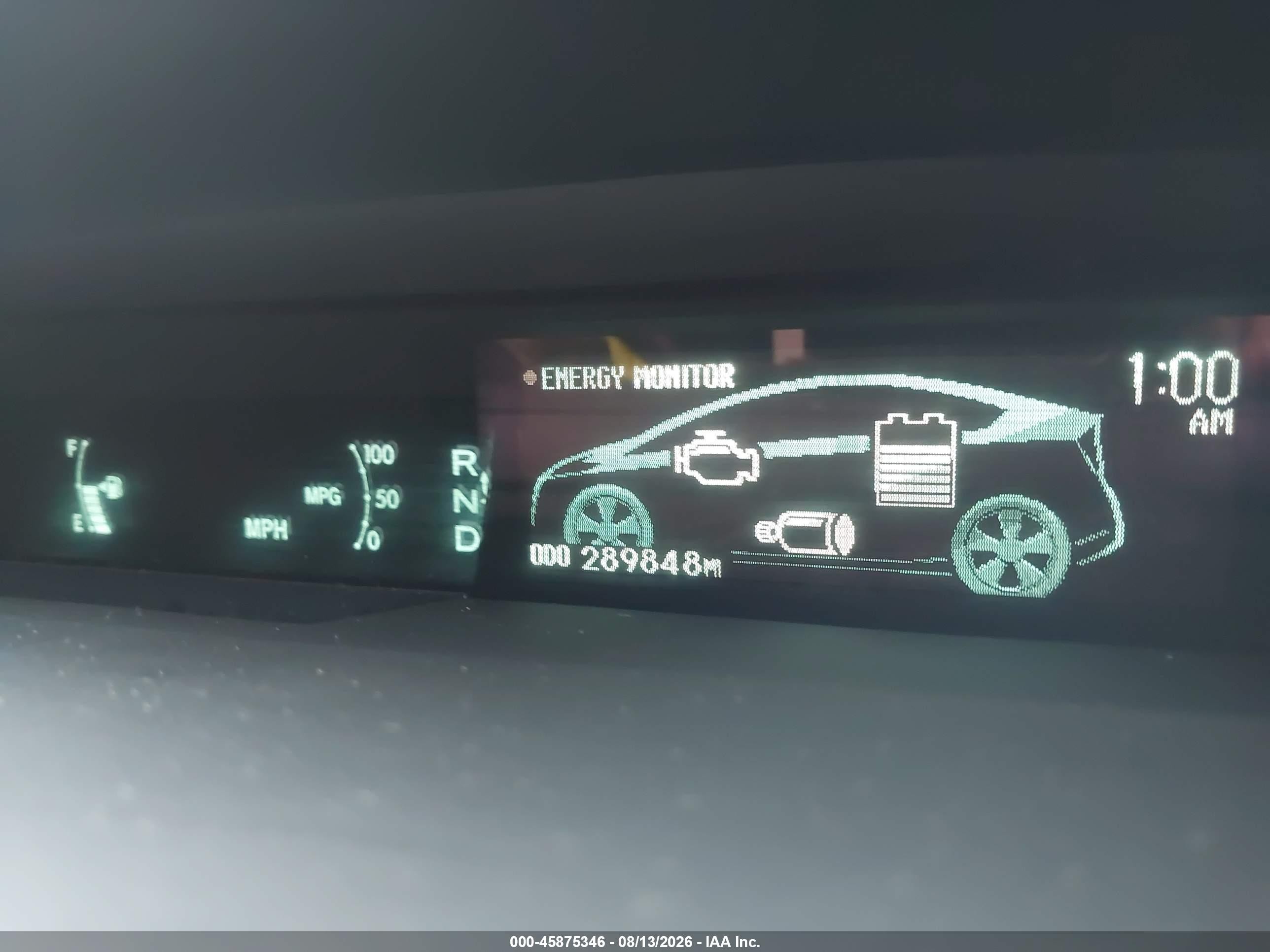 2010 Toyota Prius Ii Black vin: JTDKN3DU5A0199007