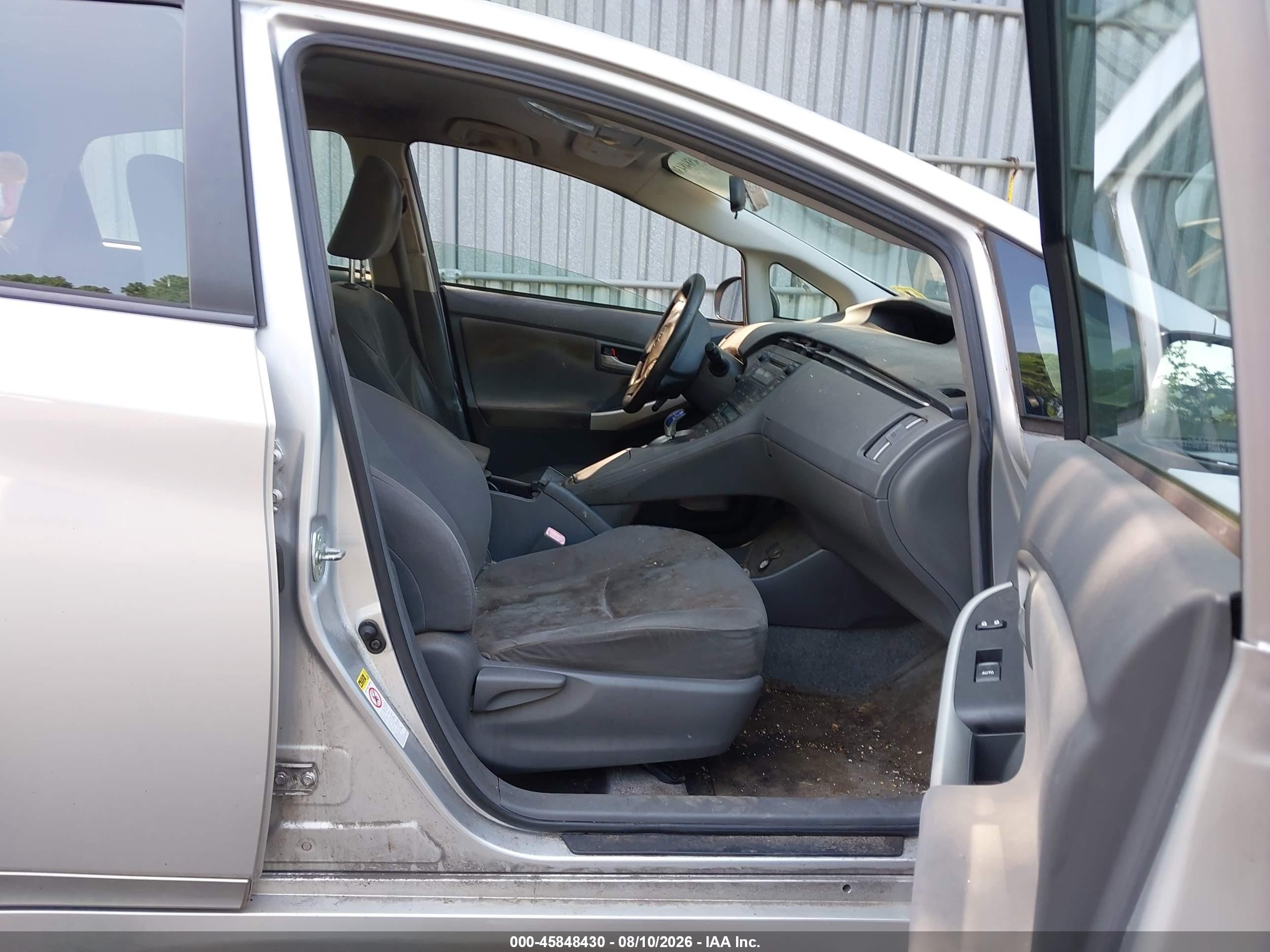 2010 Toyota Prius Ii Silver vin: JTDKN3DU5A0201953
