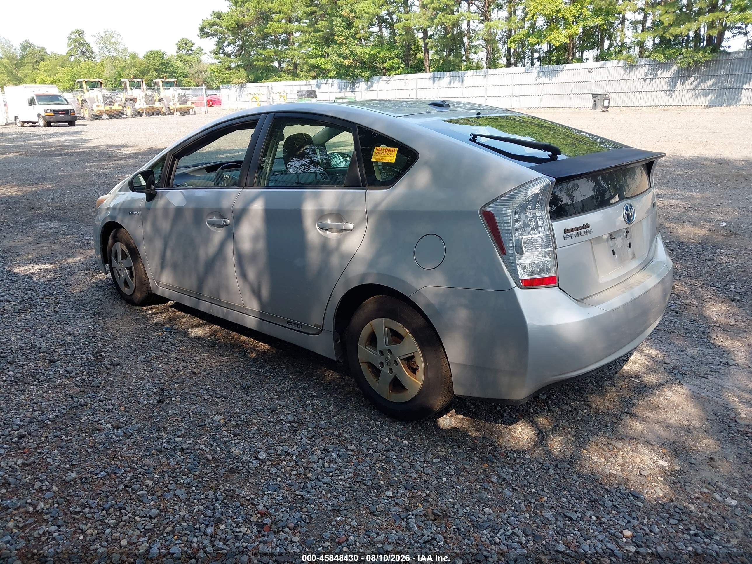 2010 Toyota Prius Ii Silver vin: JTDKN3DU5A0201953