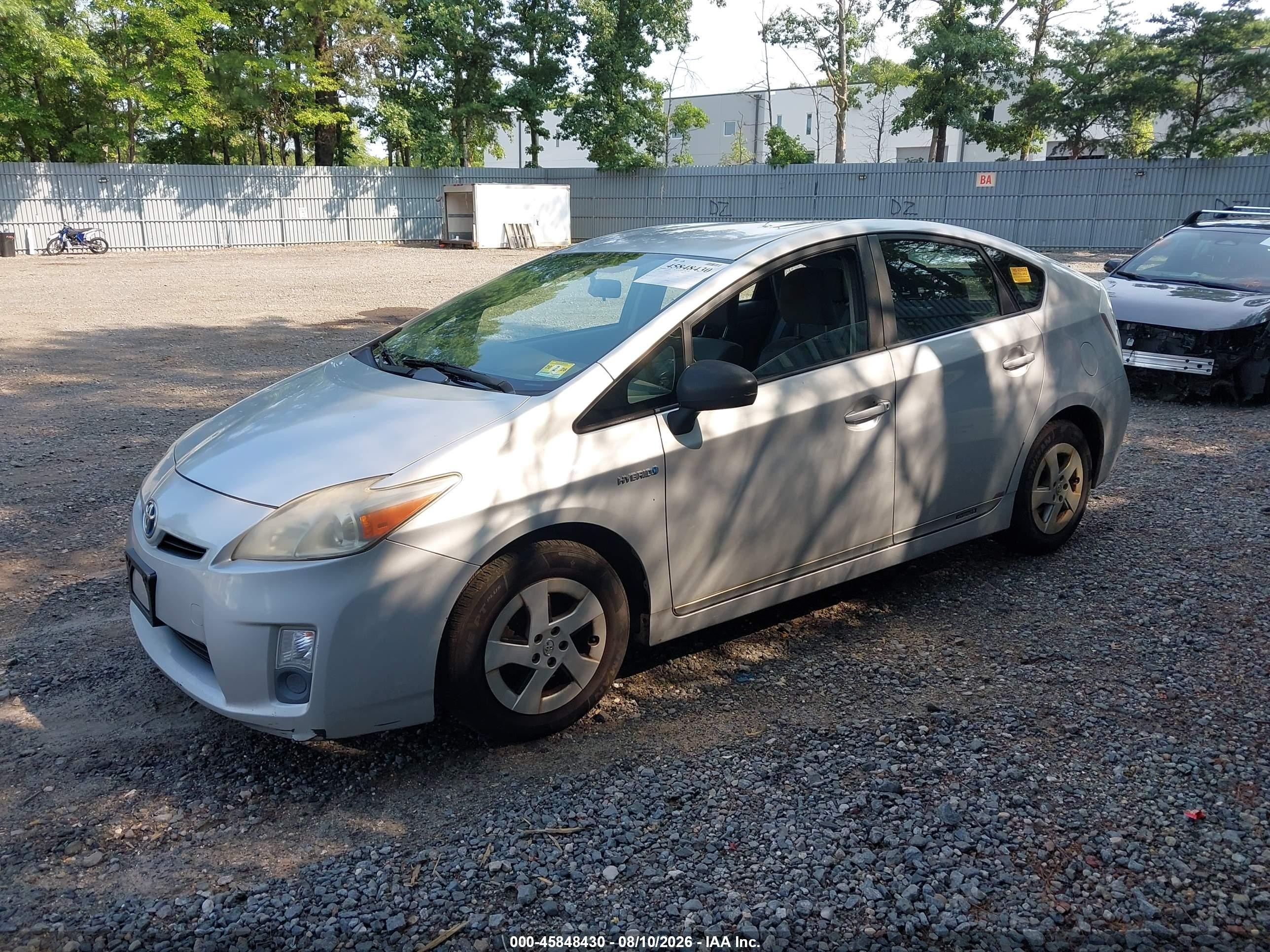 2010 Toyota Prius Ii Silver vin: JTDKN3DU5A0201953