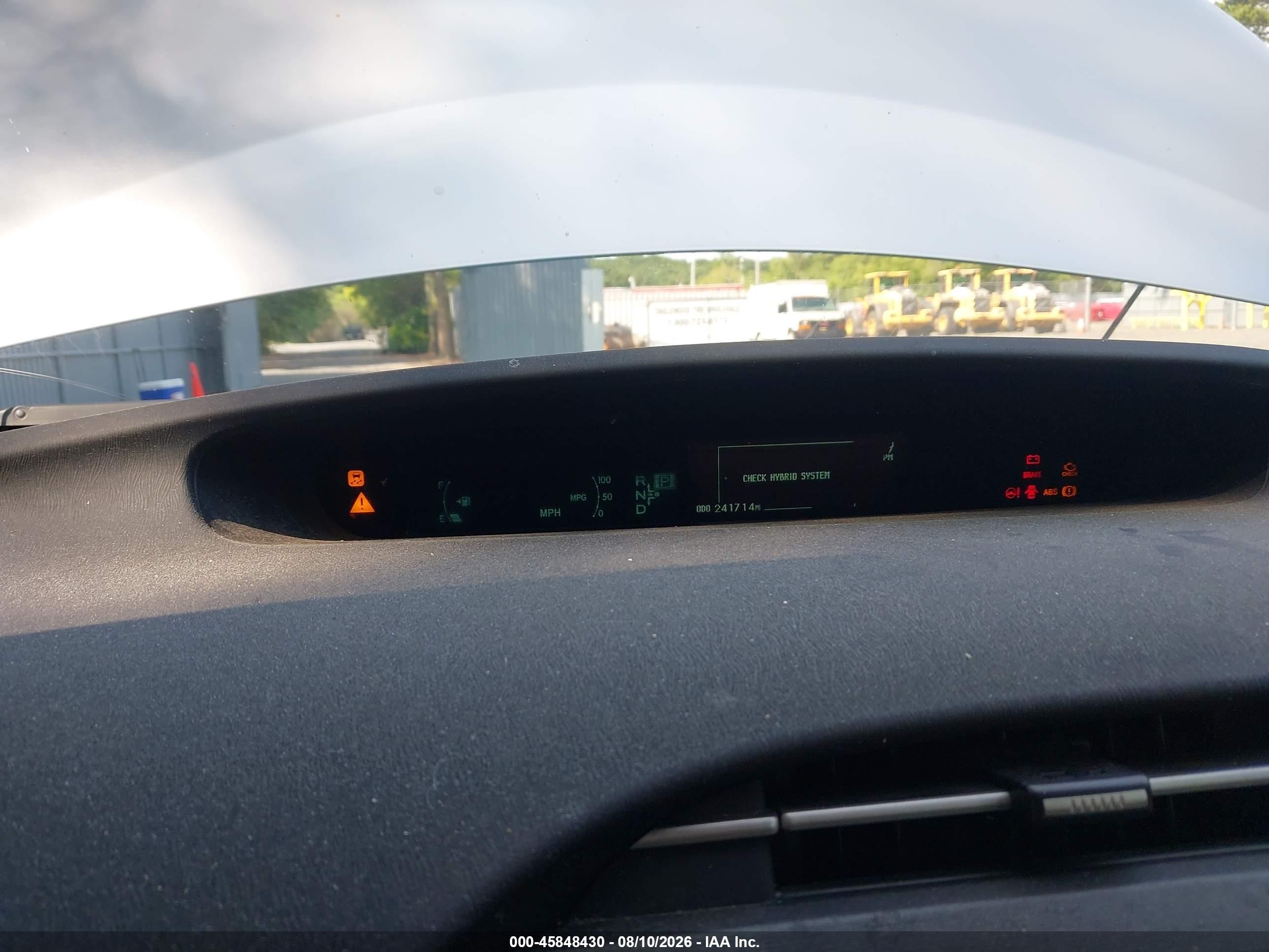 2010 Toyota Prius Ii Silver vin: JTDKN3DU5A0201953