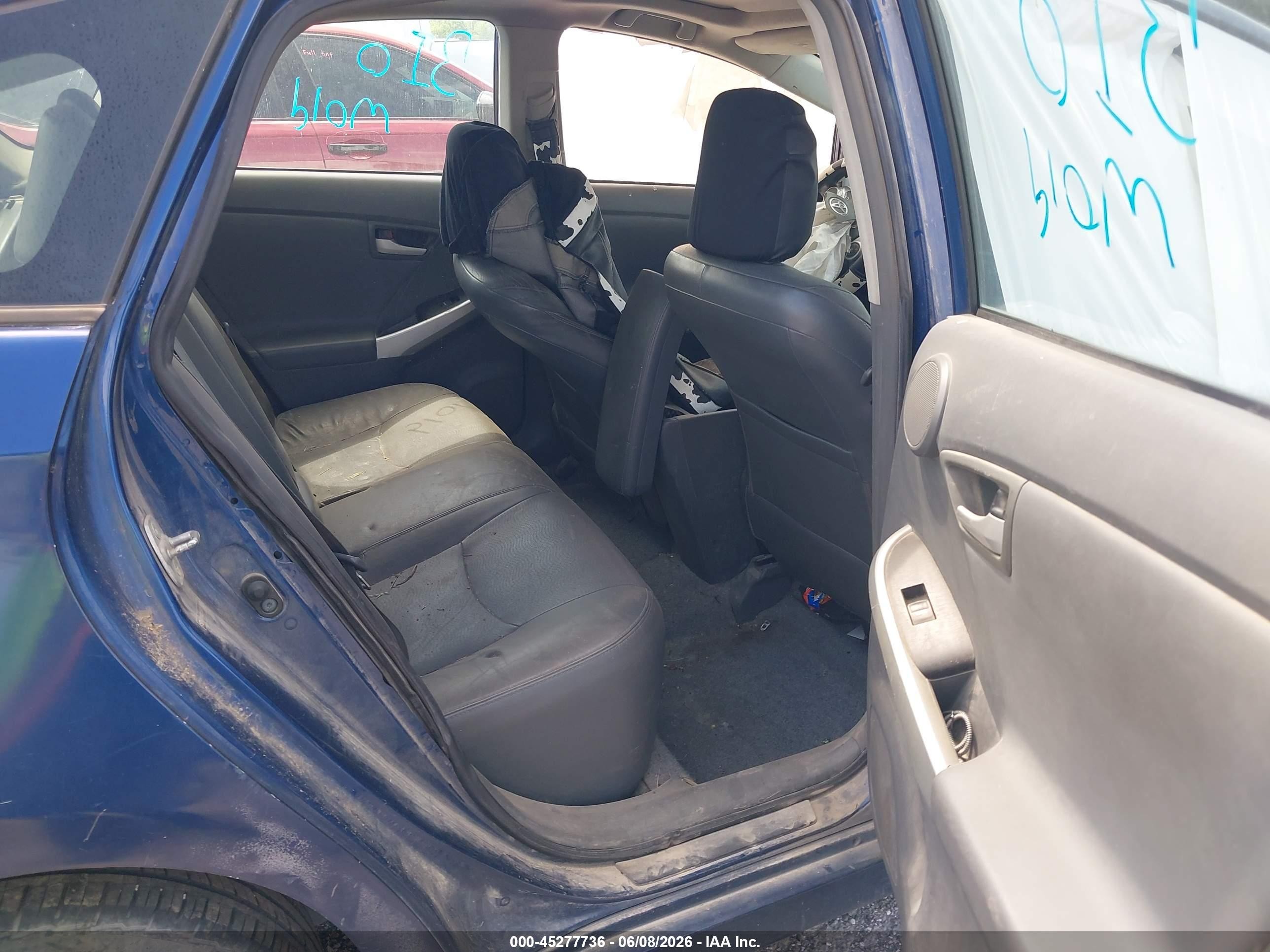 2010 Toyota Prius Iv Blue vin: JTDKN3DU5A0208823