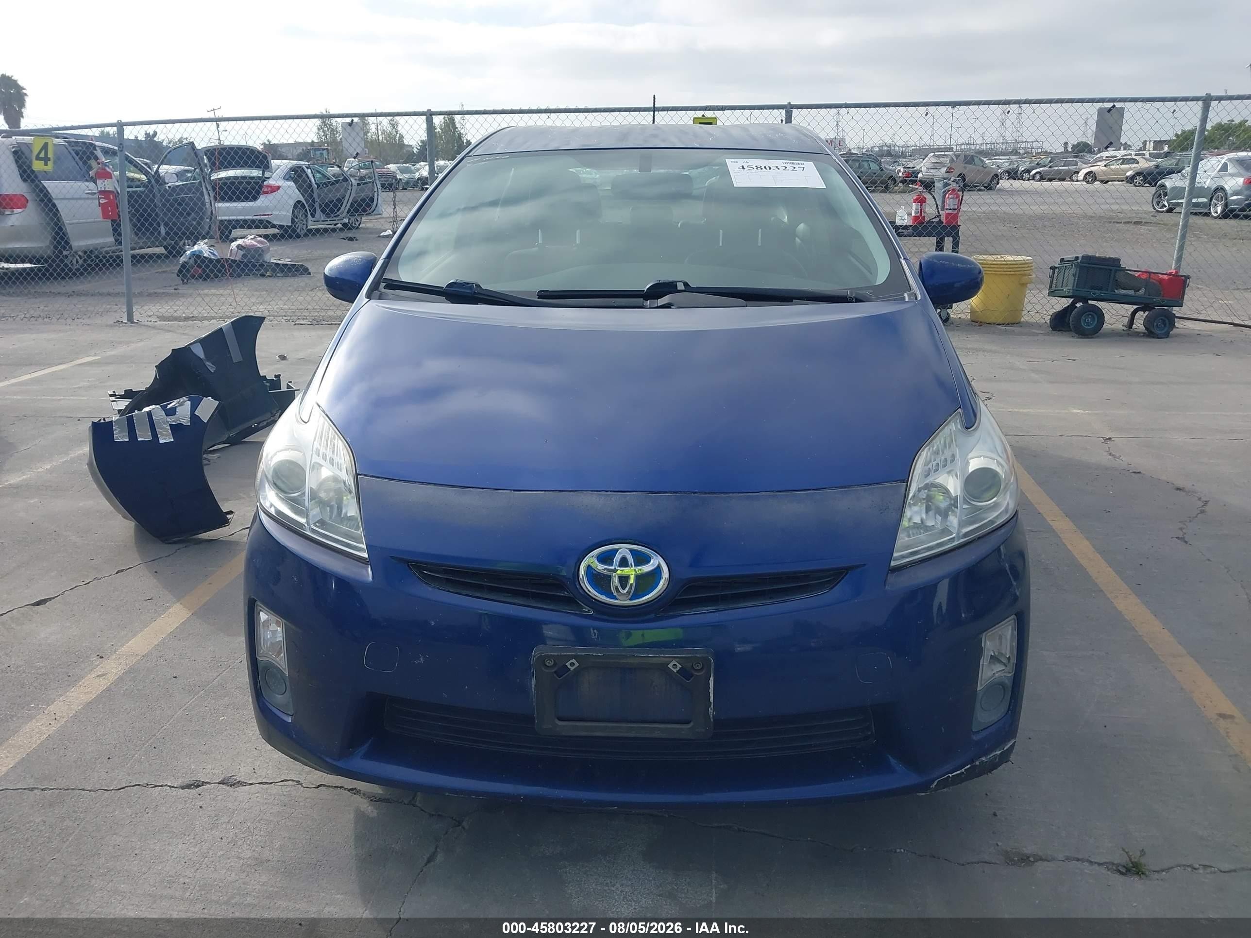 2010 Toyota Prius Iv Blue vin: JTDKN3DU5A0240445