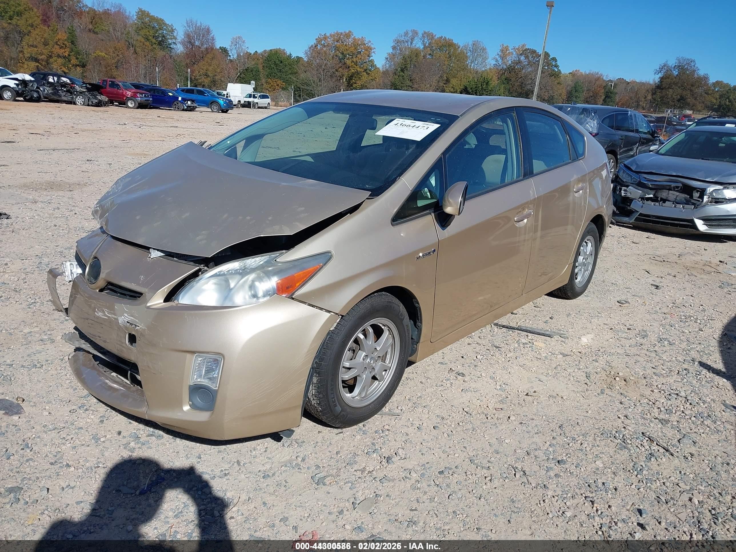 2010 Toyota Prius Iii Champagne vin: JTDKN3DU5A1019194