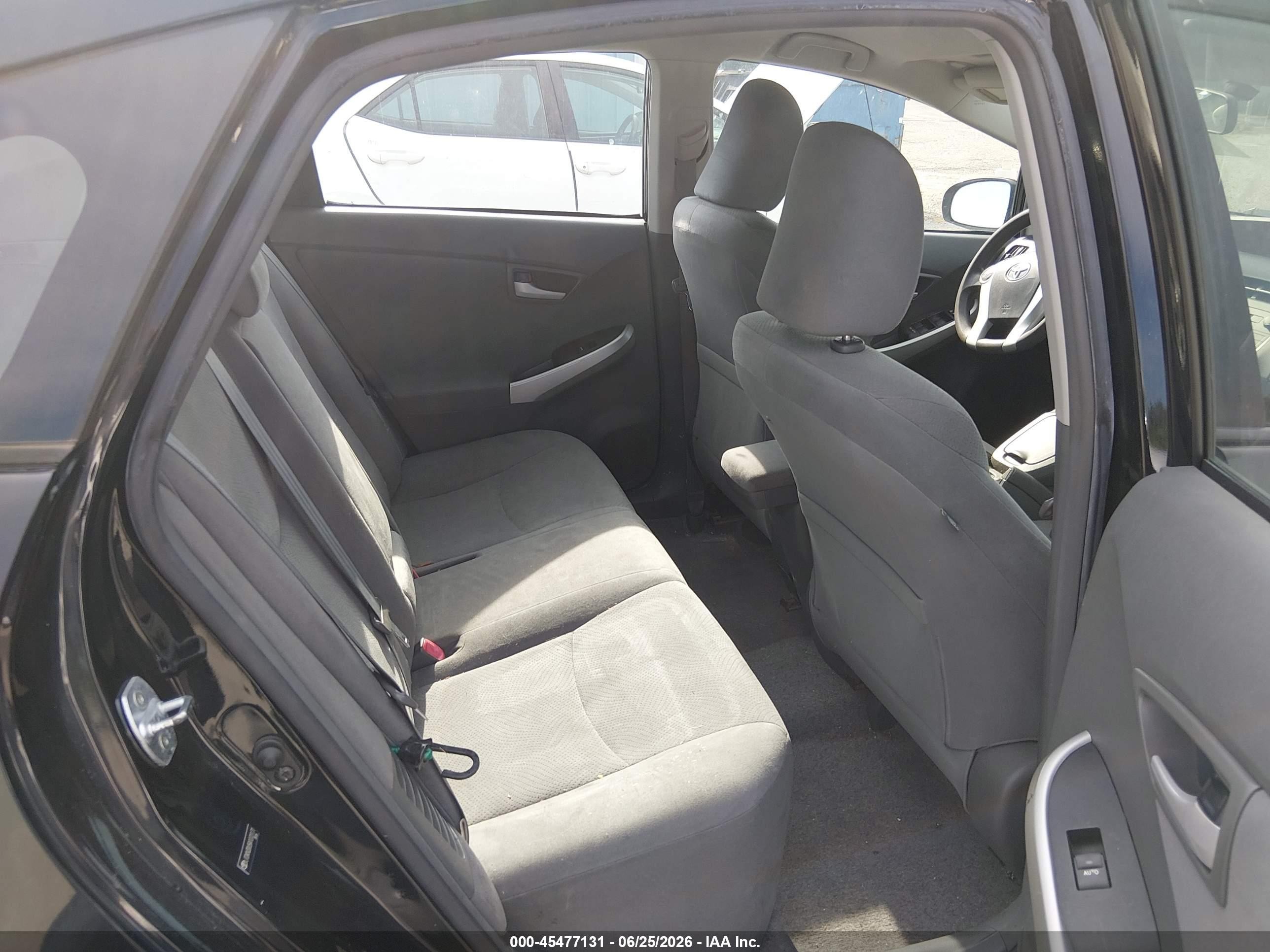 2010 Toyota Prius Ii Black vin: JTDKN3DU5A1072171