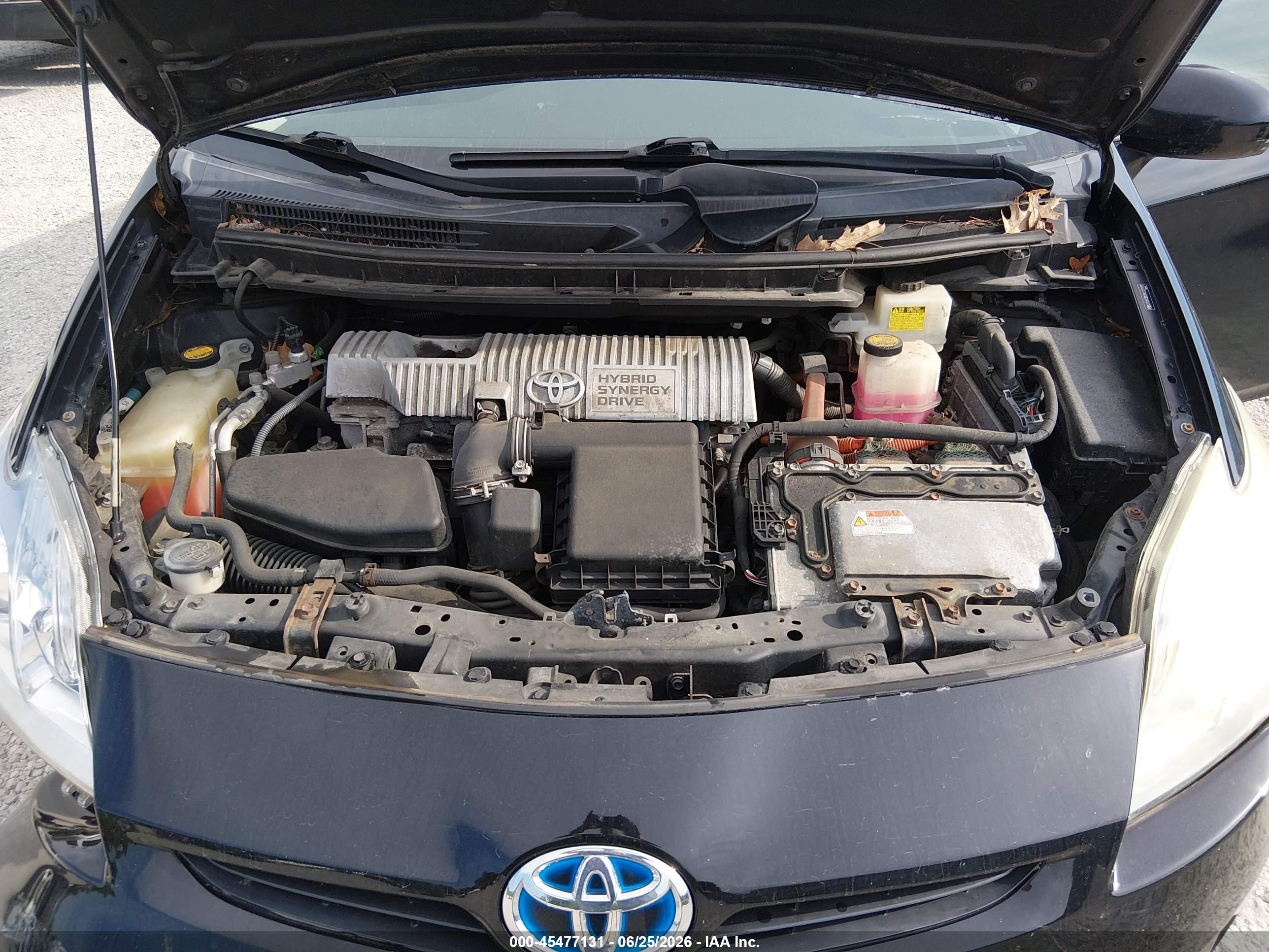 2010 Toyota Prius Ii Black vin: JTDKN3DU5A1072171